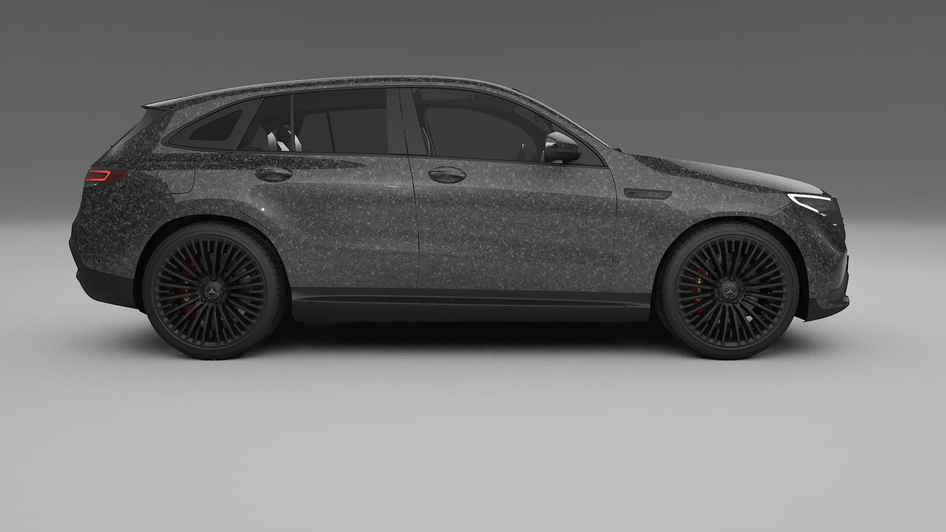 Mercedes EQC AMG TPU Lackskyddsfilm | FORGED S Färgskiftande PPF – Komplett Förskuret Kit