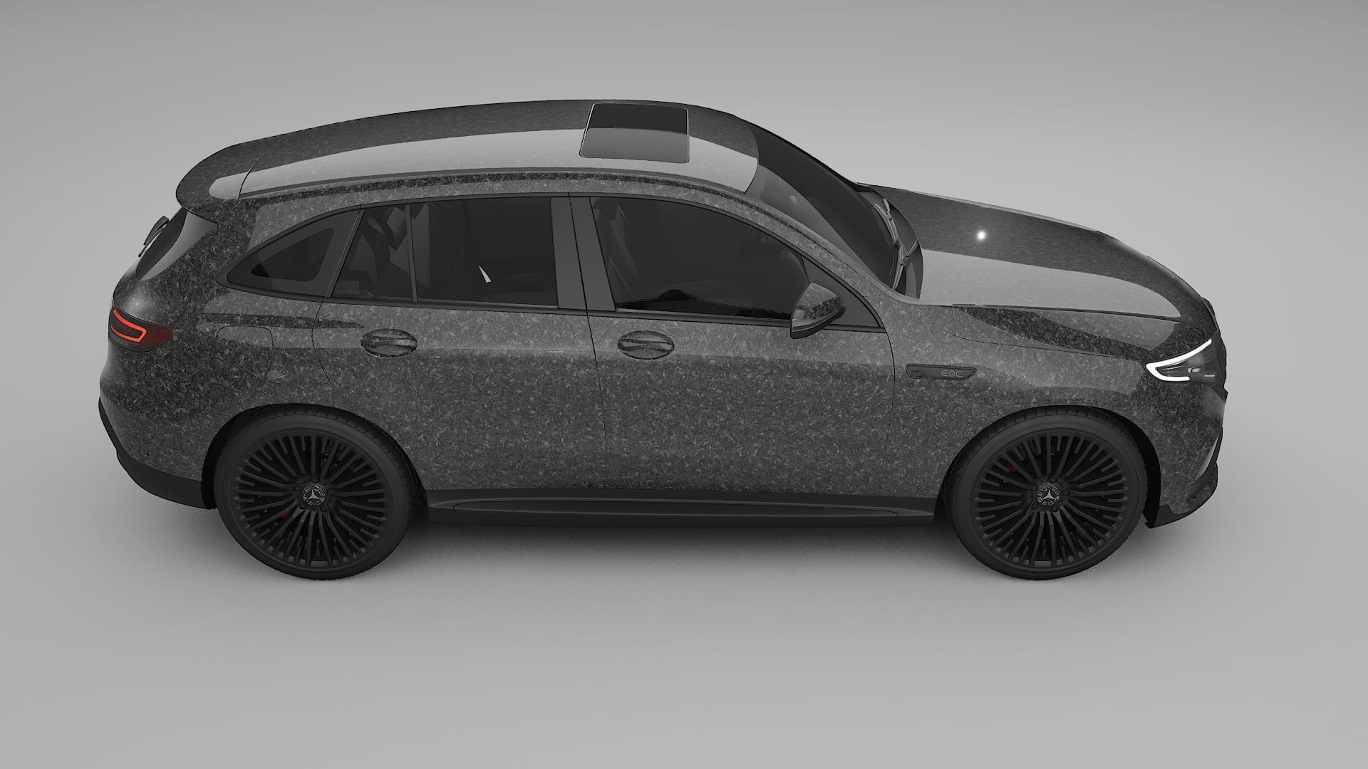 Mercedes EQC AMG TPU Lackskyddsfilm | FORGED S Färgskiftande PPF – Komplett Förskuret Kit