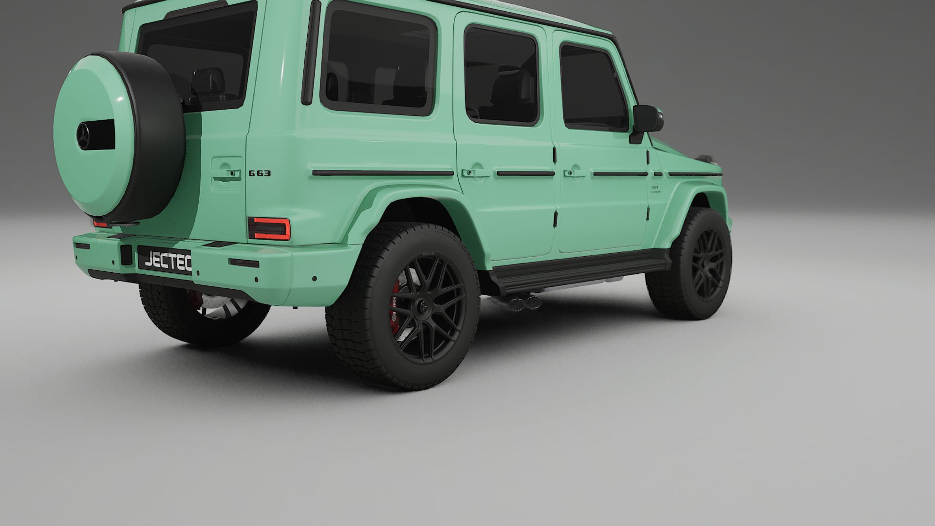 Mercedes G63 AMG W463A TPU Lackskyddsfilm | DUSTY Färgskiftande PPF – Komplett Förskuret Kit