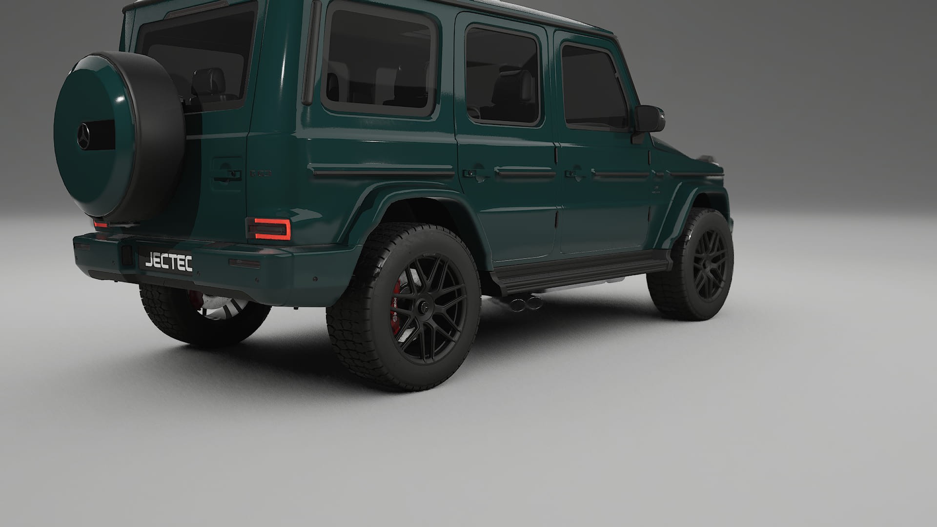 Mercedes G63 AMG W463A TPU Lackskyddsfilm | INFERNO Färgskiftande PPF – Komplett Förskuret Kit