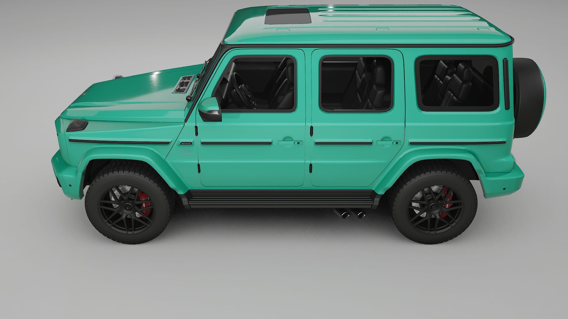 Mercedes G63 AMG W463A TPU Lackskyddsfilm | JEWEL Färgskiftande PPF – Komplett Förskuret Kit