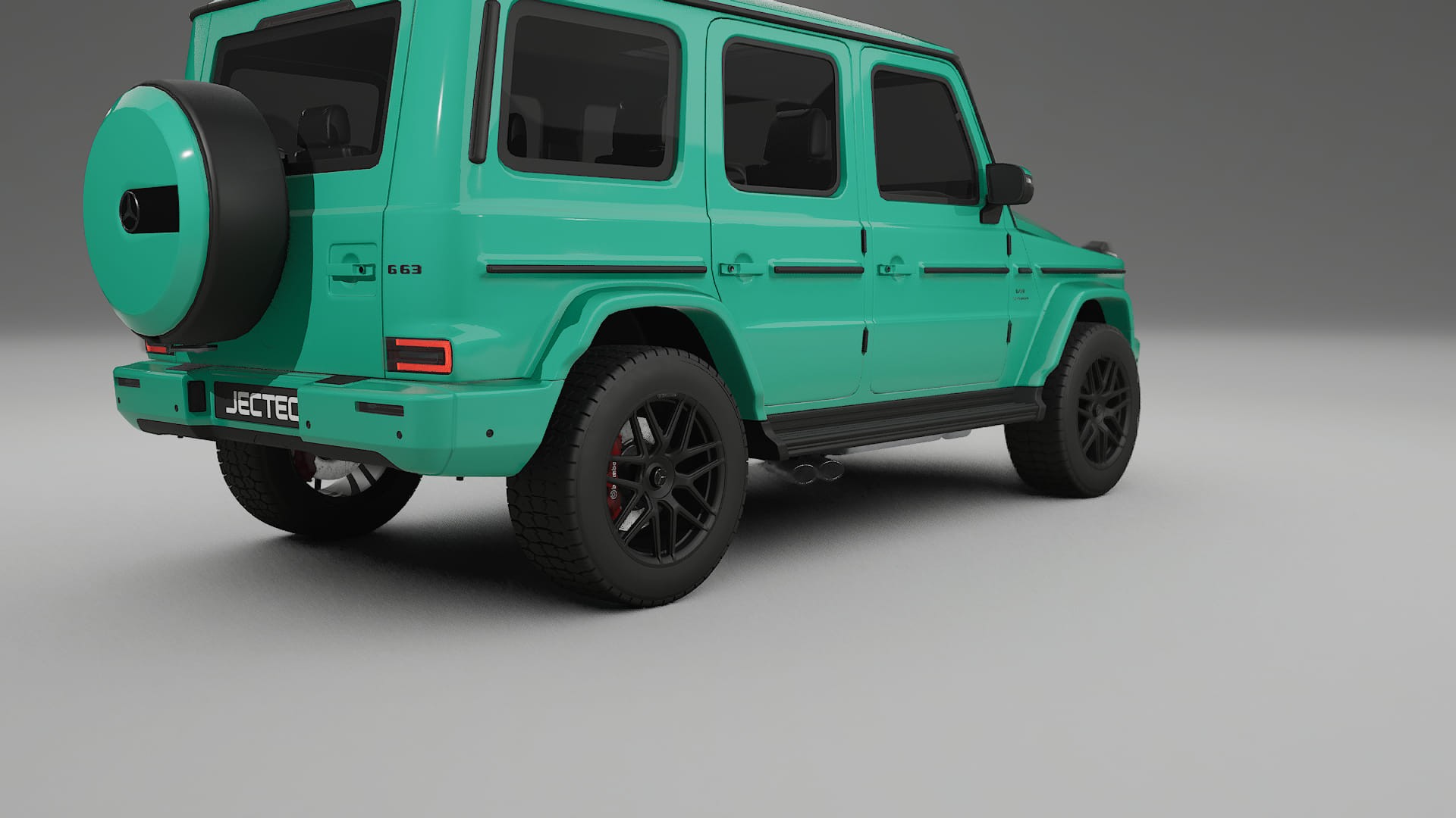 Mercedes G63 AMG W463A TPU Lackskyddsfilm | JEWEL Färgskiftande PPF – Komplett Förskuret Kit