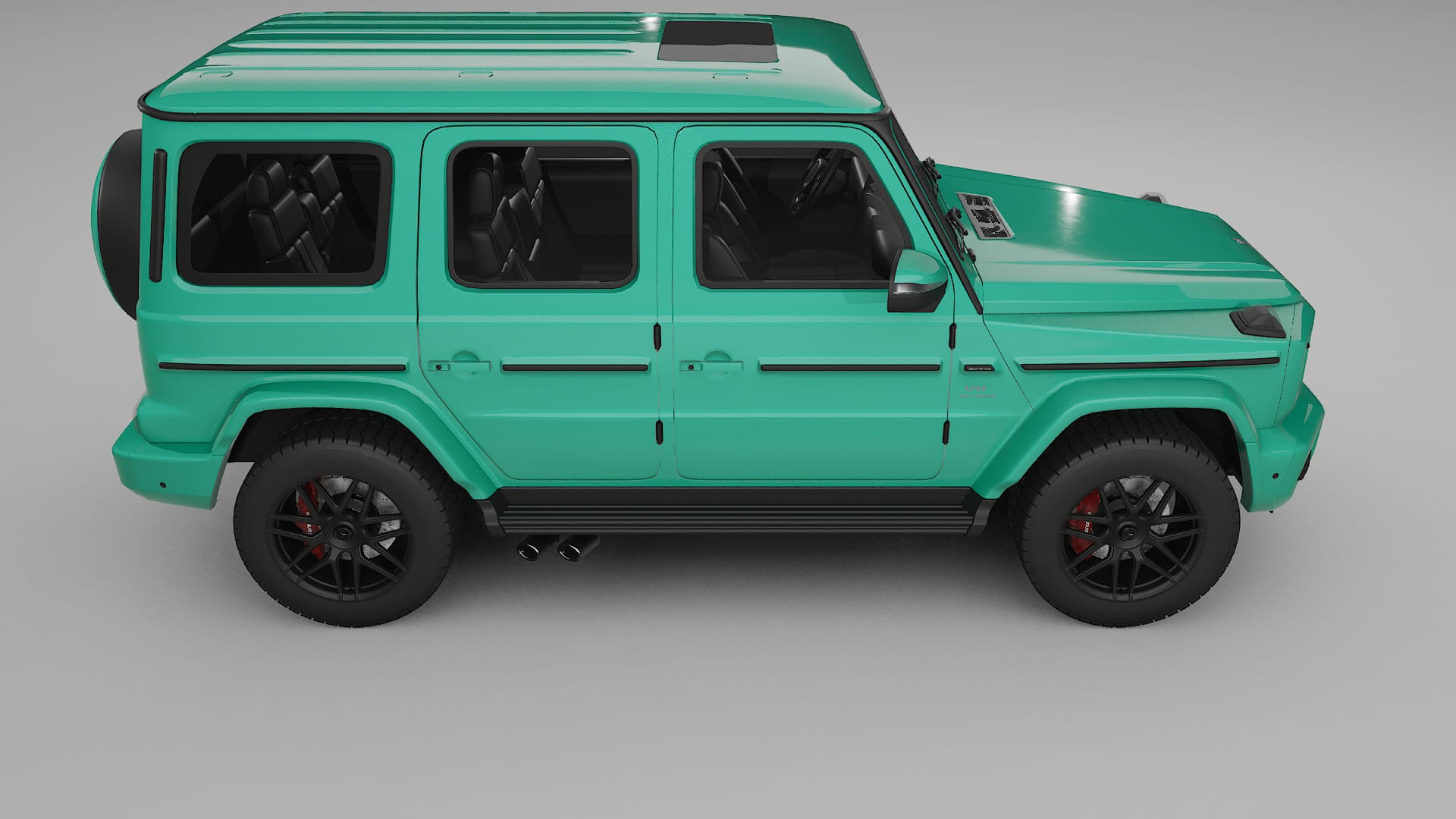 Mercedes G63 AMG W463A TPU Lackskyddsfilm | JEWEL Färgskiftande PPF – Komplett Förskuret Kit