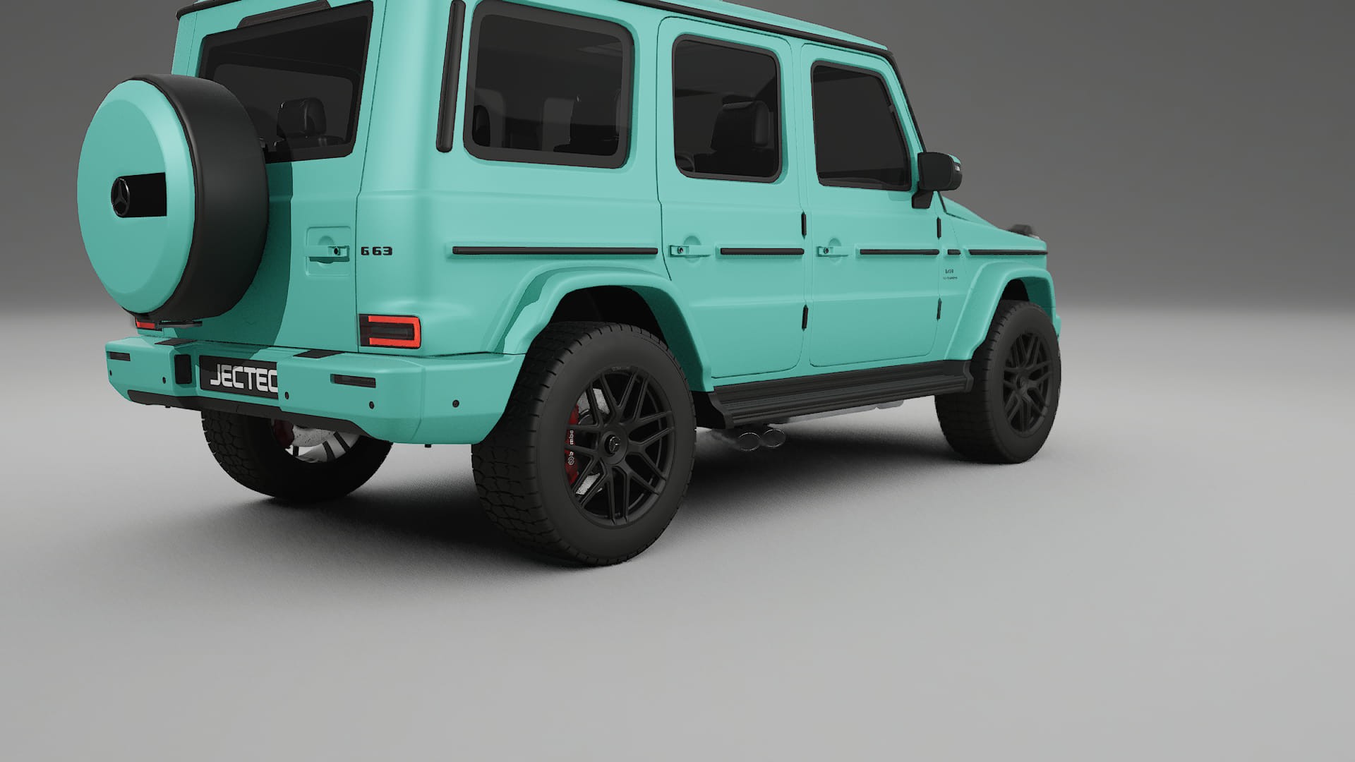 Mercedes G63 AMG W463A TPU Lackskyddsfilm | FROST Färgskiftande PPF – Komplett Förskuret Kit