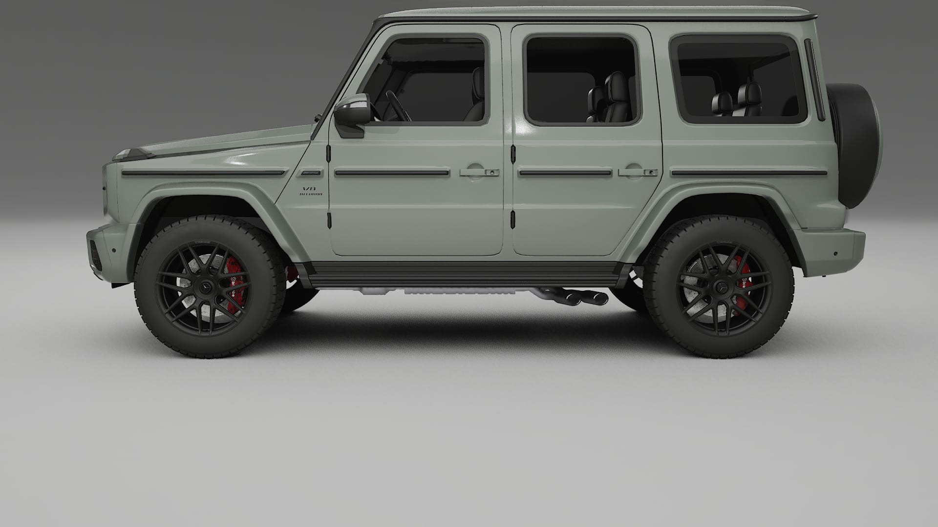 Mercedes G63 AMG W463A TPU Lackskyddsfilm | SLATE Färgskiftande PPF – Komplett Förskuret Kit