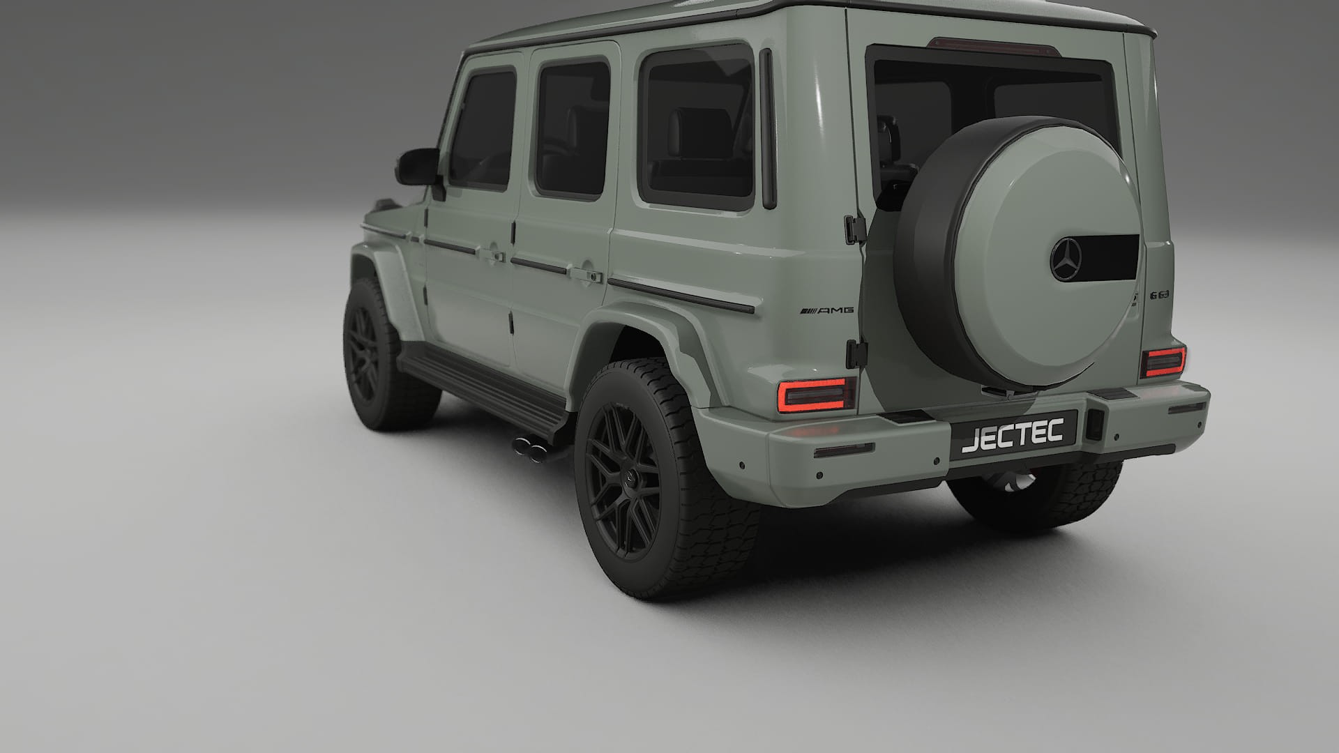 Mercedes G63 AMG W463A TPU Lackskyddsfilm | SLATE Färgskiftande PPF – Komplett Förskuret Kit