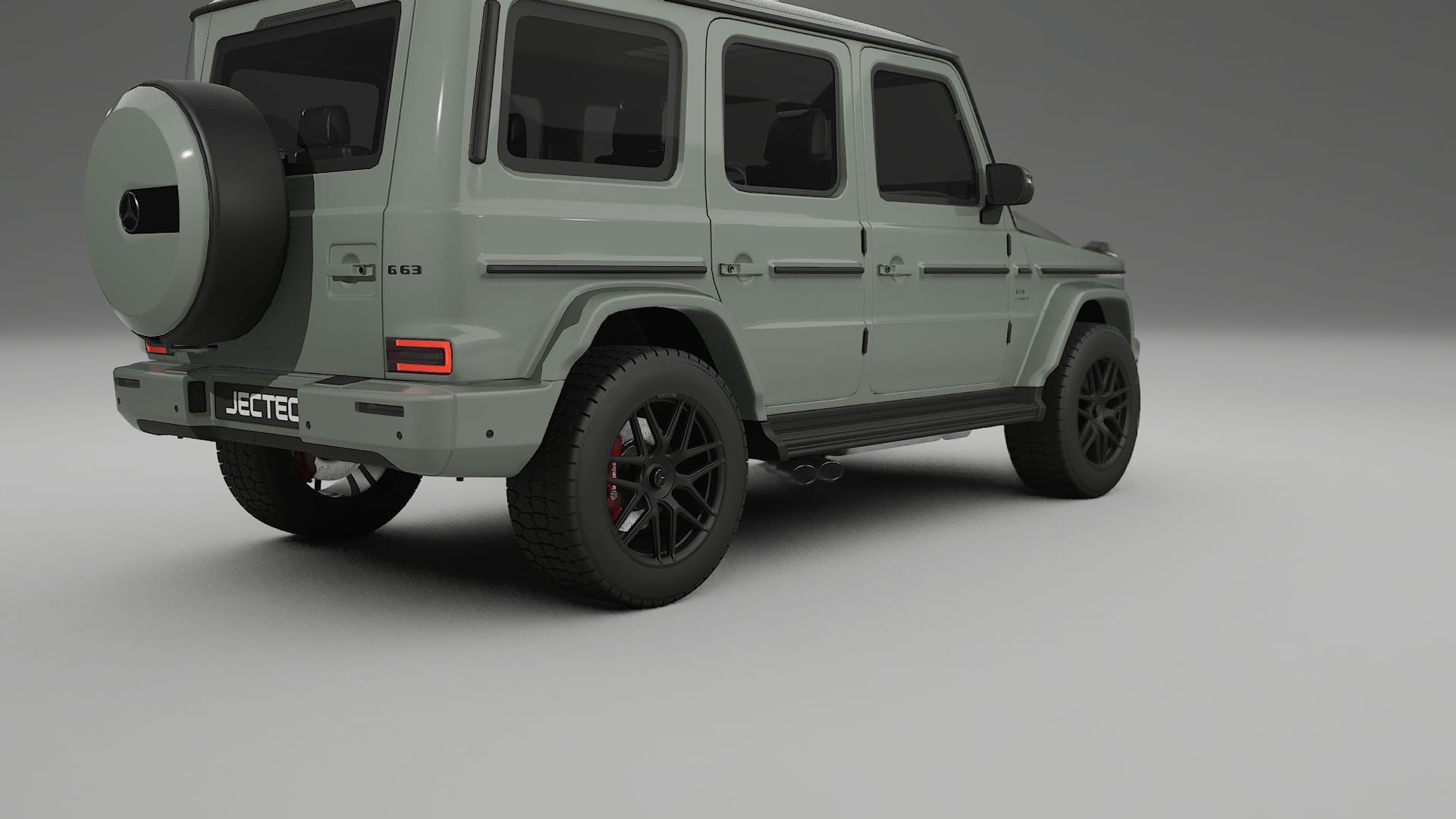 Mercedes G63 AMG W463A TPU Lackskyddsfilm | SLATE Färgskiftande PPF – Komplett Förskuret Kit