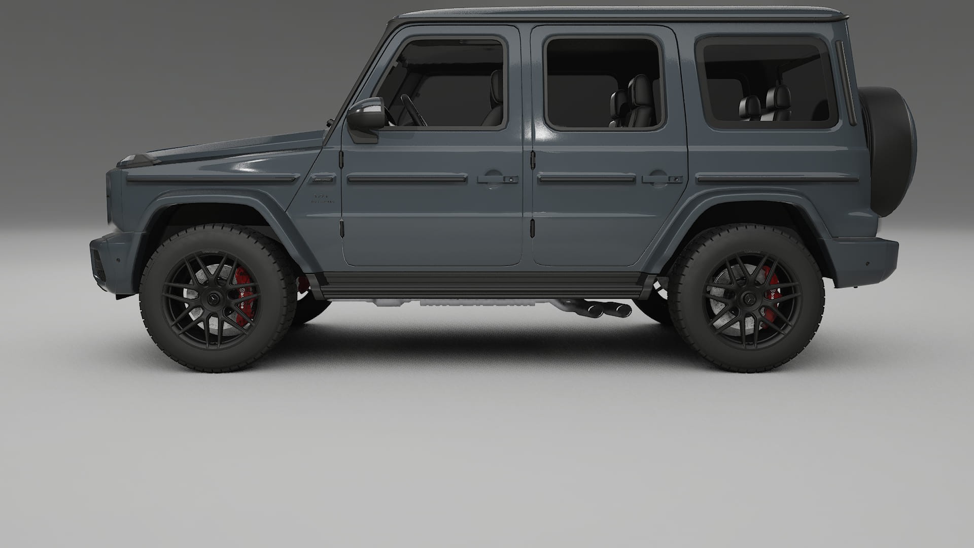 Mercedes G63 AMG W463A TPU Lackskyddsfilm | GRANITE Färgskiftande PPF – Komplett Förskuret Kit
