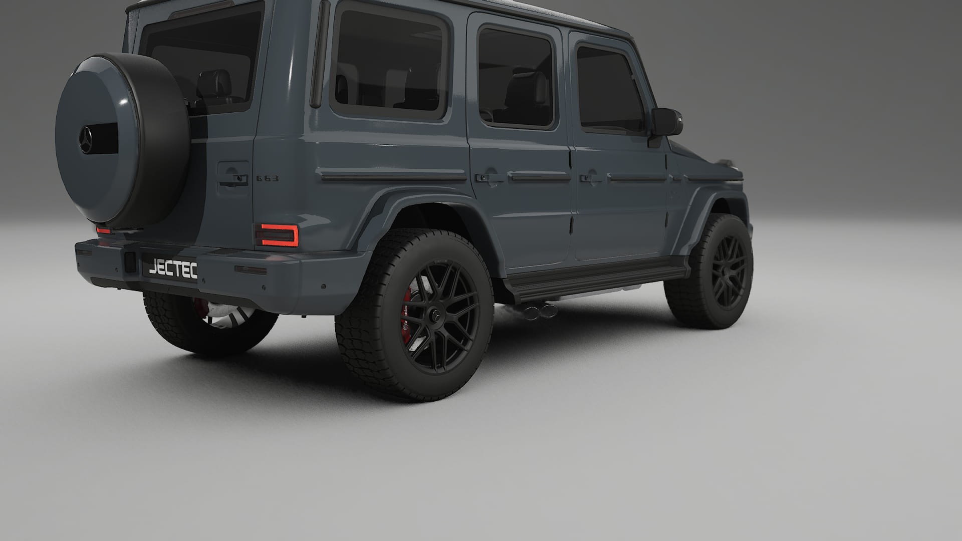 Mercedes G63 AMG W463A TPU Lackskyddsfilm | GRANITE Färgskiftande PPF – Komplett Förskuret Kit