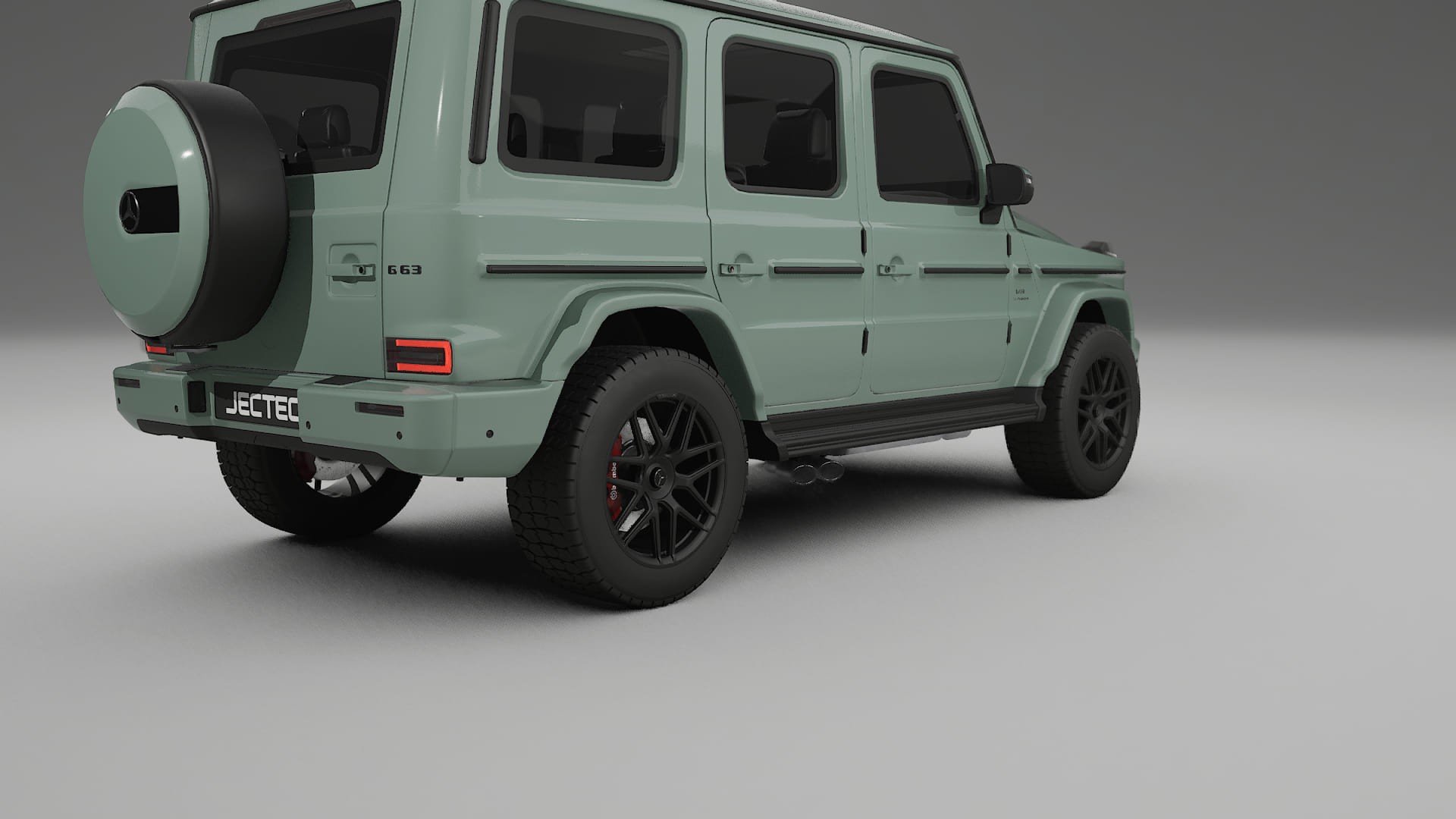 Mercedes G63 AMG W463A TPU Lackskyddsfilm | CINDER Färgskiftande PPF – Komplett Förskuret Kit