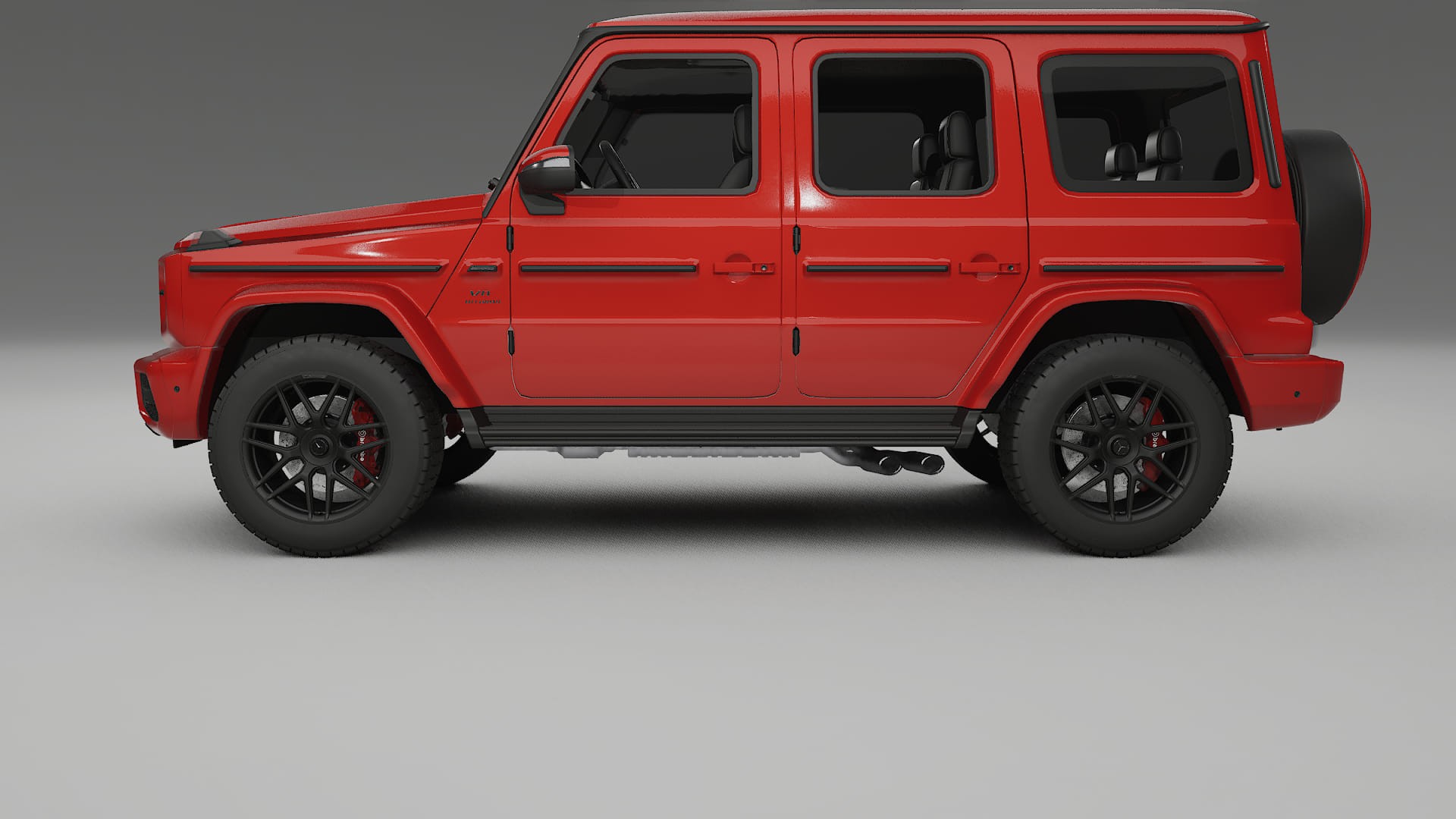 Mercedes G63 AMG W463A TPU Lackskyddsfilm | BLAZE Färgskiftande PPF – Komplett Förskuret Kit