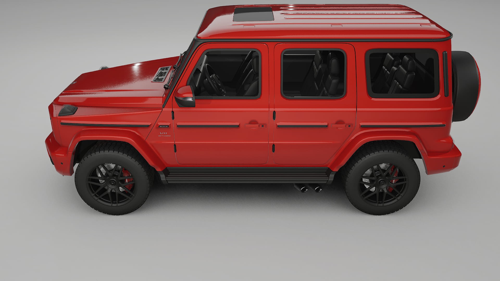 Mercedes G63 AMG W463A TPU Lackskyddsfilm | BLAZE Färgskiftande PPF – Komplett Förskuret Kit