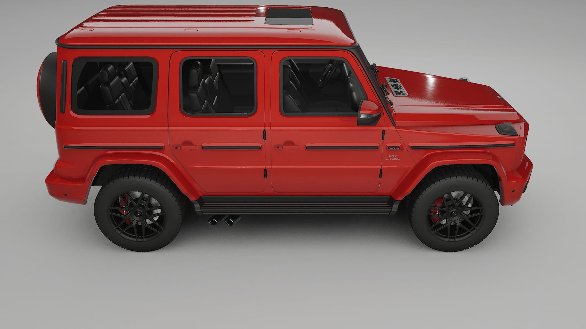 Mercedes G63 AMG W463A TPU Lackskyddsfilm | BLAZE Färgskiftande PPF – Komplett Förskuret Kit