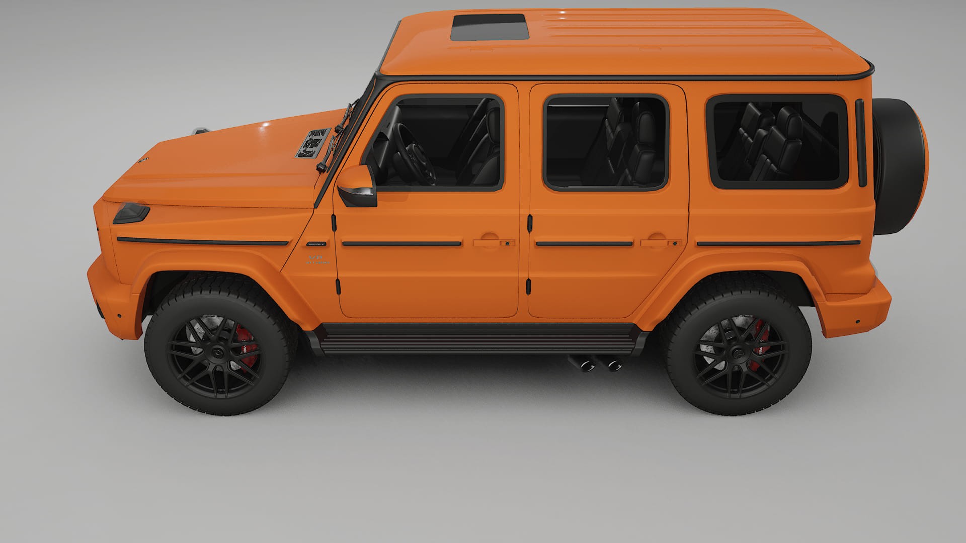 Mercedes G63 AMG W463A TPU Lackskyddsfilm | ROCKET Färgskiftande PPF – Komplett Förskuret Kit