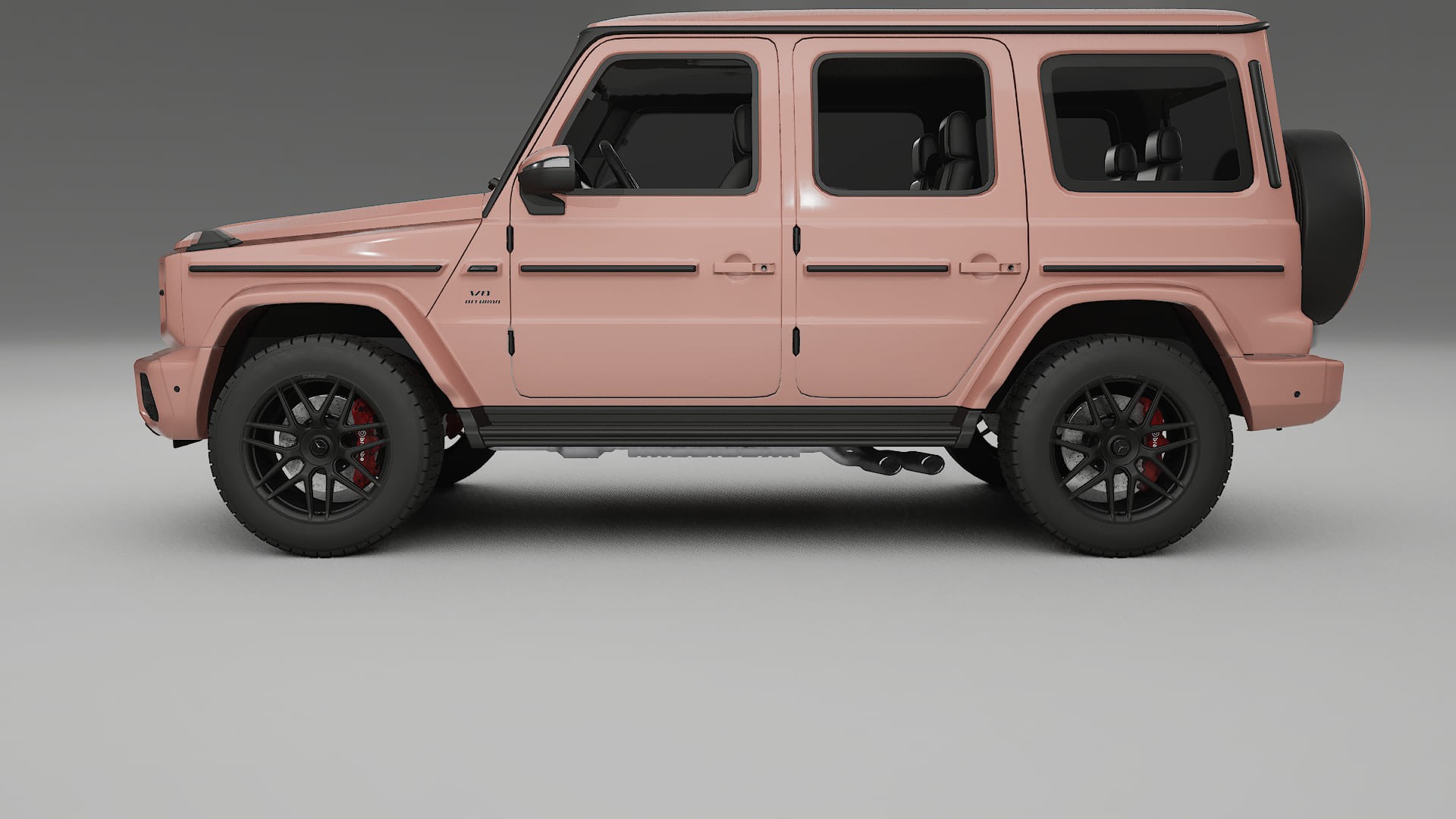 Mercedes G63 AMG W463A TPU Lackskyddsfilm | BLUSH Färgskiftande PPF – Komplett Förskuret Kit