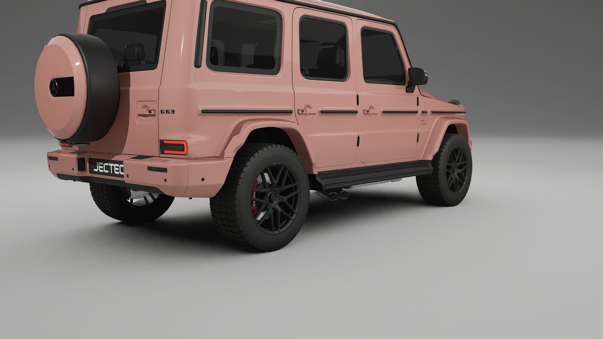 Mercedes G63 AMG W463A TPU Lackskyddsfilm | BLUSH Färgskiftande PPF – Komplett Förskuret Kit