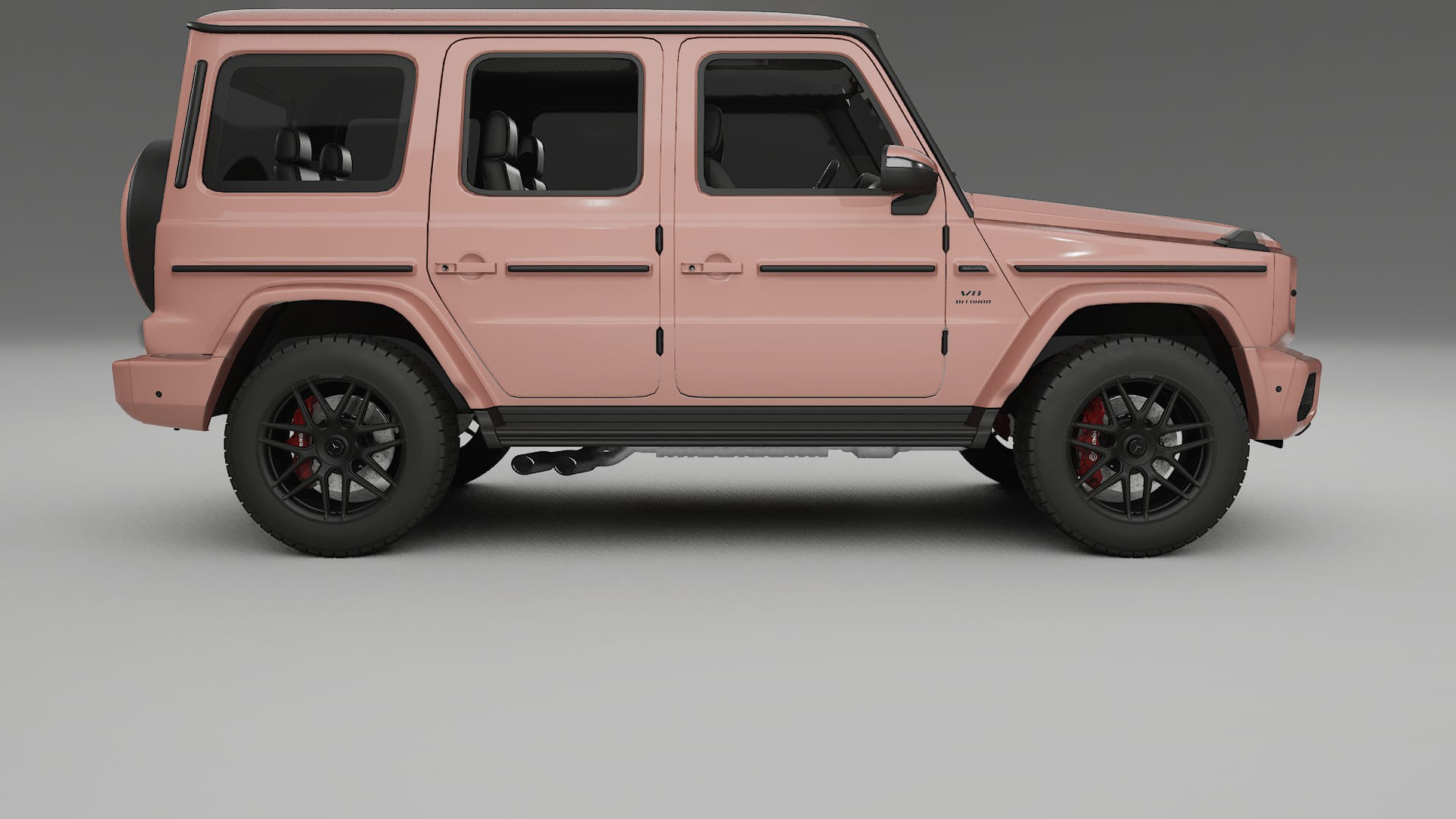 Mercedes G63 AMG W463A TPU Lackskyddsfilm | BLUSH Färgskiftande PPF – Komplett Förskuret Kit