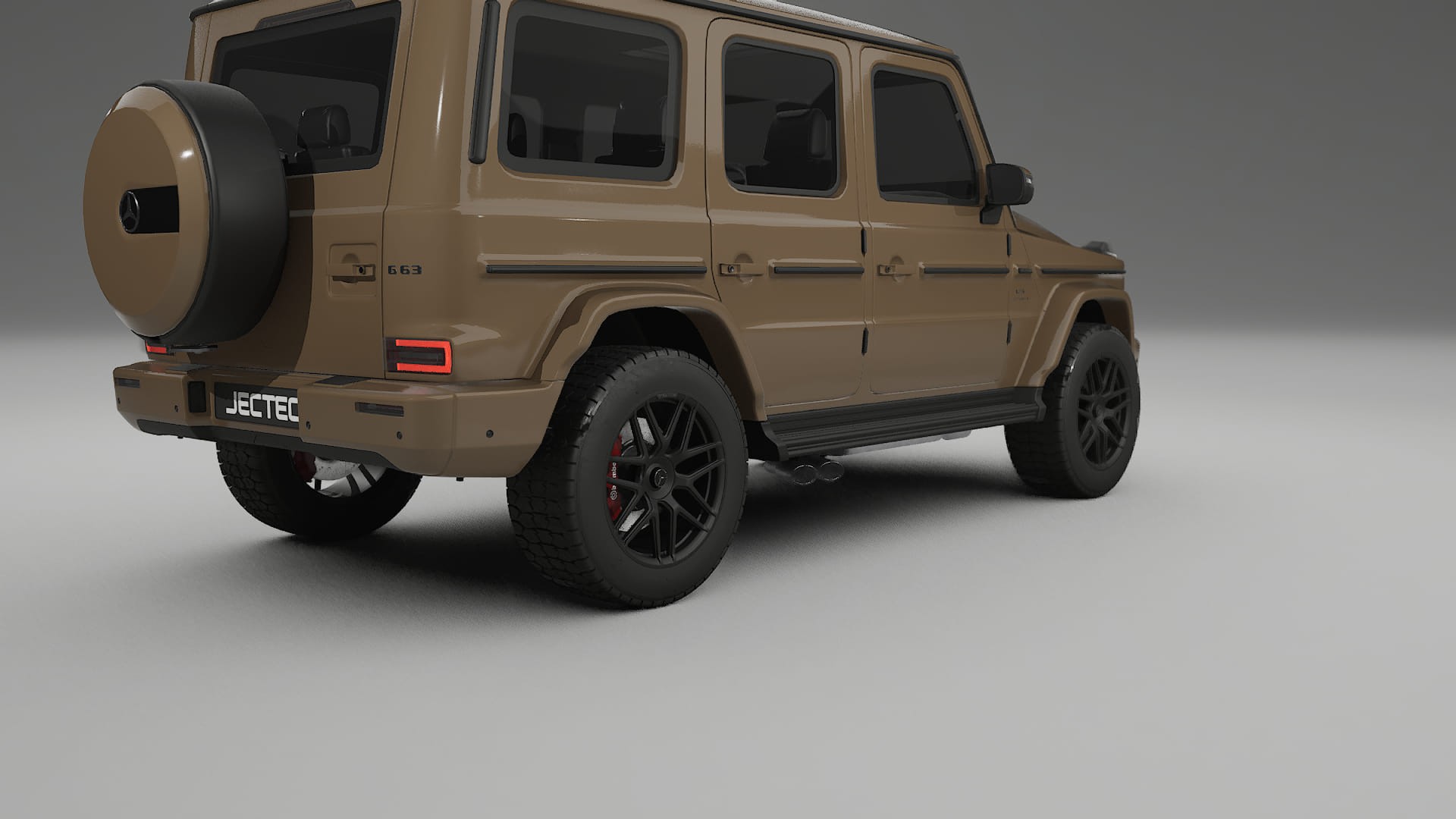 Mercedes G63 AMG W463A TPU Lackskyddsfilm | SAHARA Färgskiftande PPF – Komplett Förskuret Kit