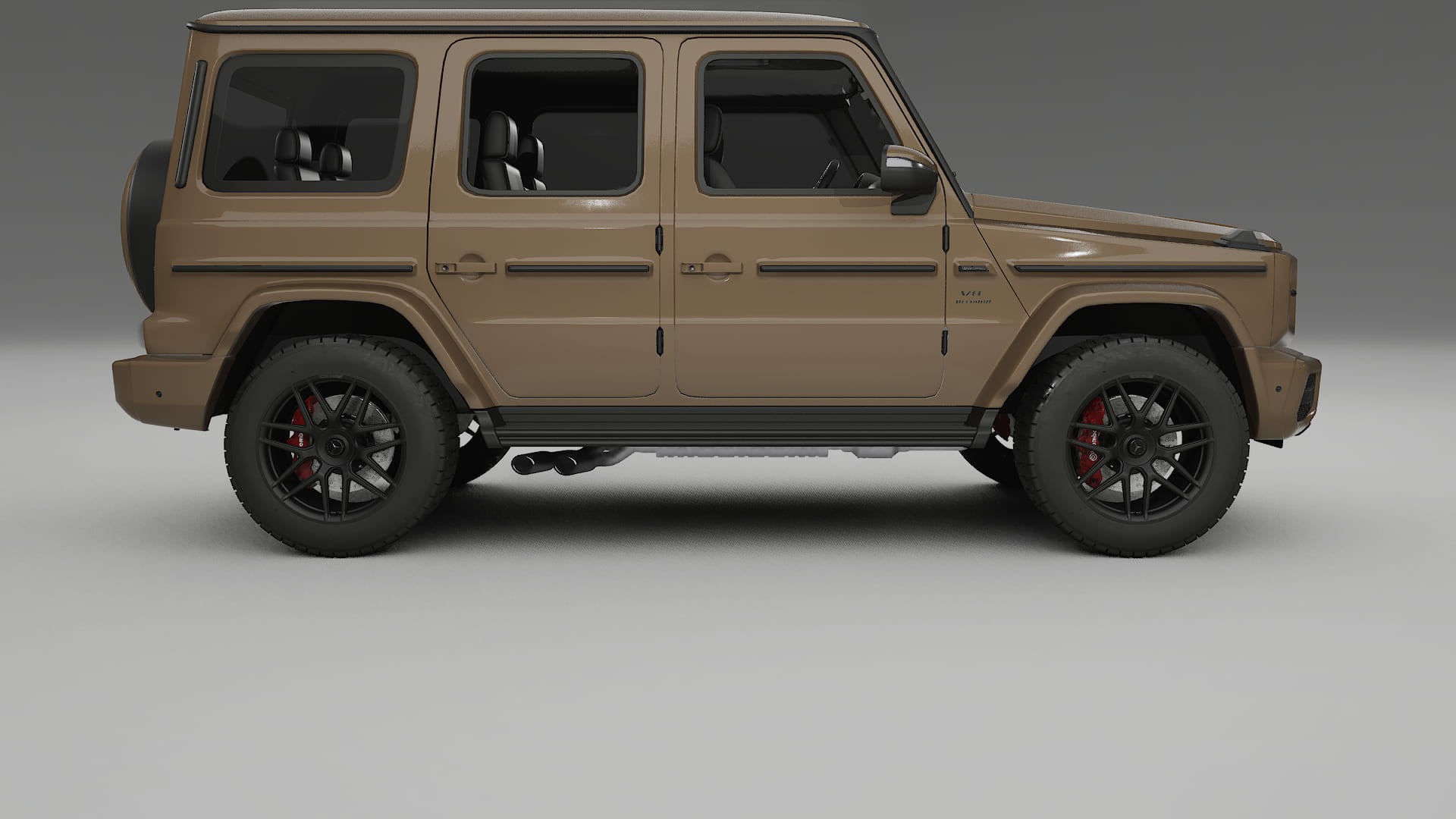 Mercedes G63 AMG W463A TPU Lackskyddsfilm | SAHARA Färgskiftande PPF – Komplett Förskuret Kit