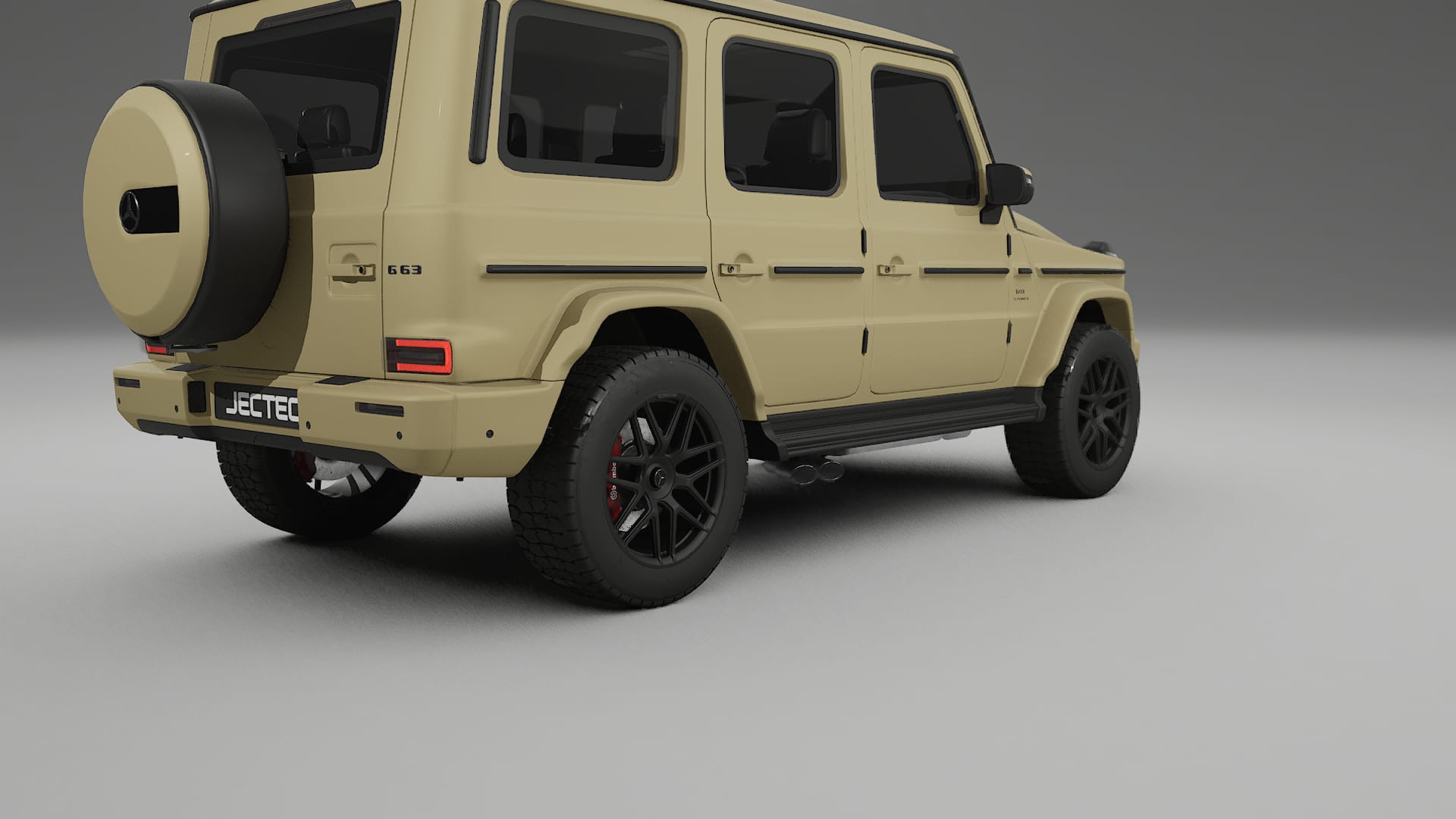 Mercedes G63 AMG W463A TPU Lackskyddsfilm | SAND Färgskiftande PPF – Komplett Förskuret Kit