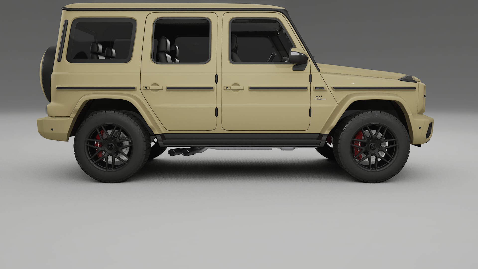 Mercedes G63 AMG W463A TPU Lackskyddsfilm | SAND Färgskiftande PPF – Komplett Förskuret Kit