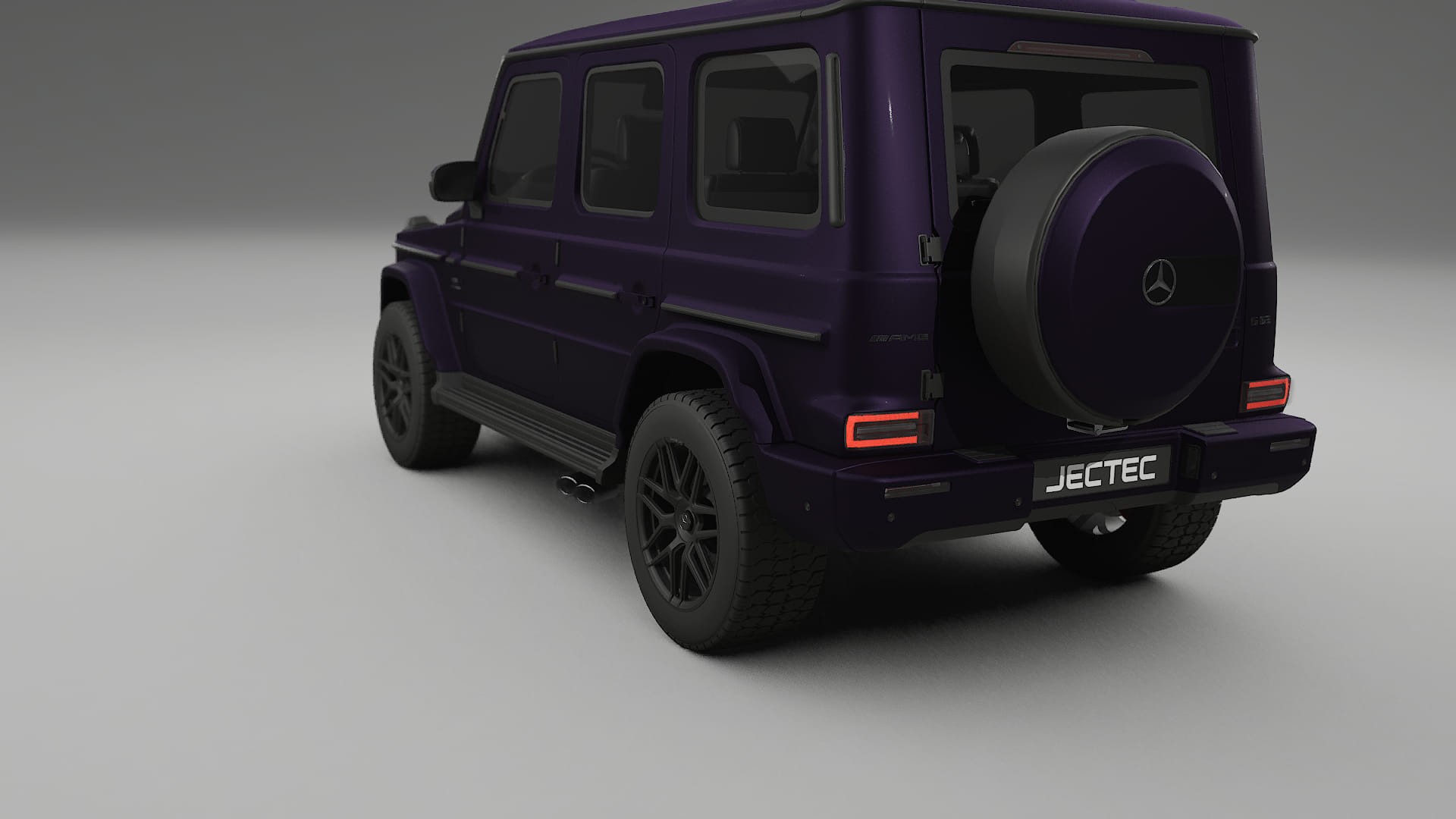 Mercedes G63 AMG W463A TPU Lackskyddsfilm | VIOLET Färgskiftande PPF – Komplett Förskuret Kit