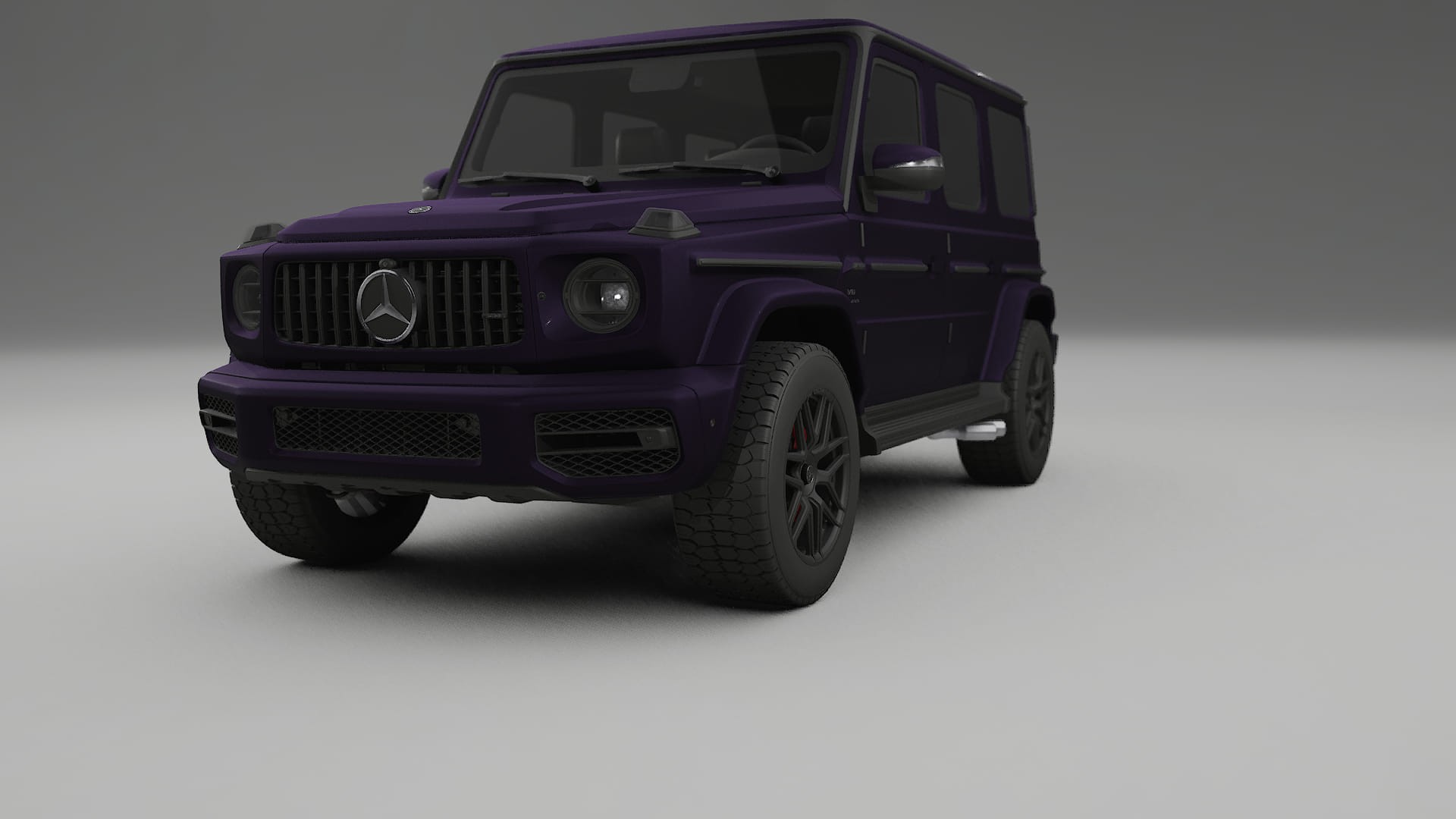 Mercedes G63 AMG W463A TPU Lackskyddsfilm | VIOLET Färgskiftande PPF – Komplett Förskuret Kit