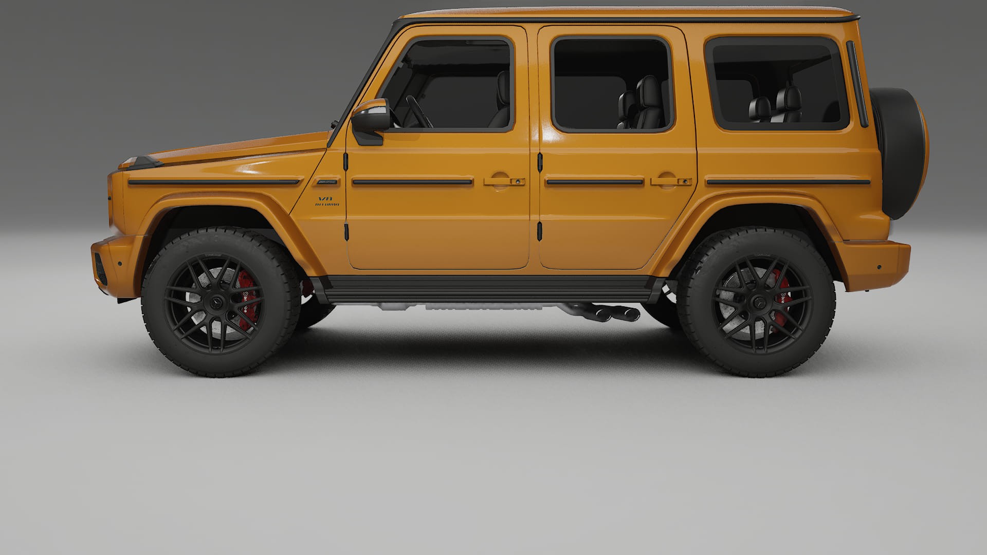 Mercedes G63 AMG W463A TPU Lackskyddsfilm | DAISY Färgskiftande PPF – Komplett Förskuret Kit