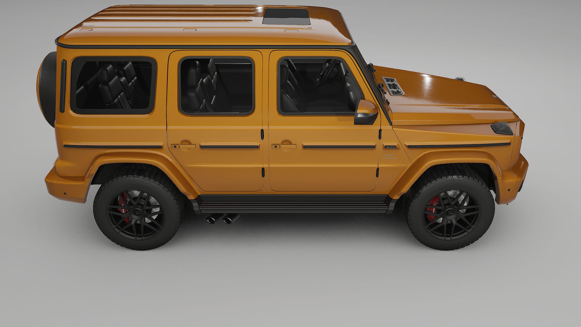 Mercedes G63 AMG W463A TPU Lackskyddsfilm | DAISY Färgskiftande PPF – Komplett Förskuret Kit