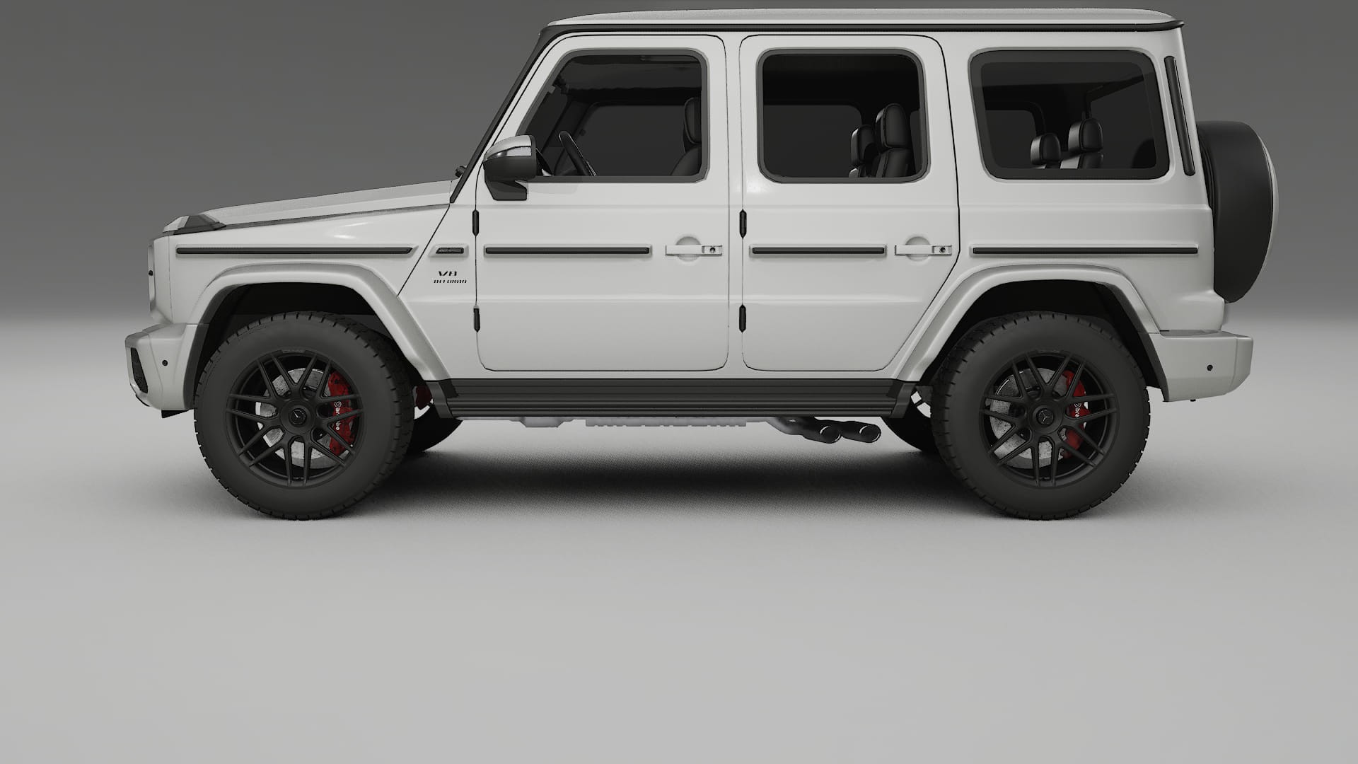 Mercedes G63 AMG W463A TPU Lackskyddsfilm | PEARL Färgskiftande PPF – Komplett Förskuret Kit