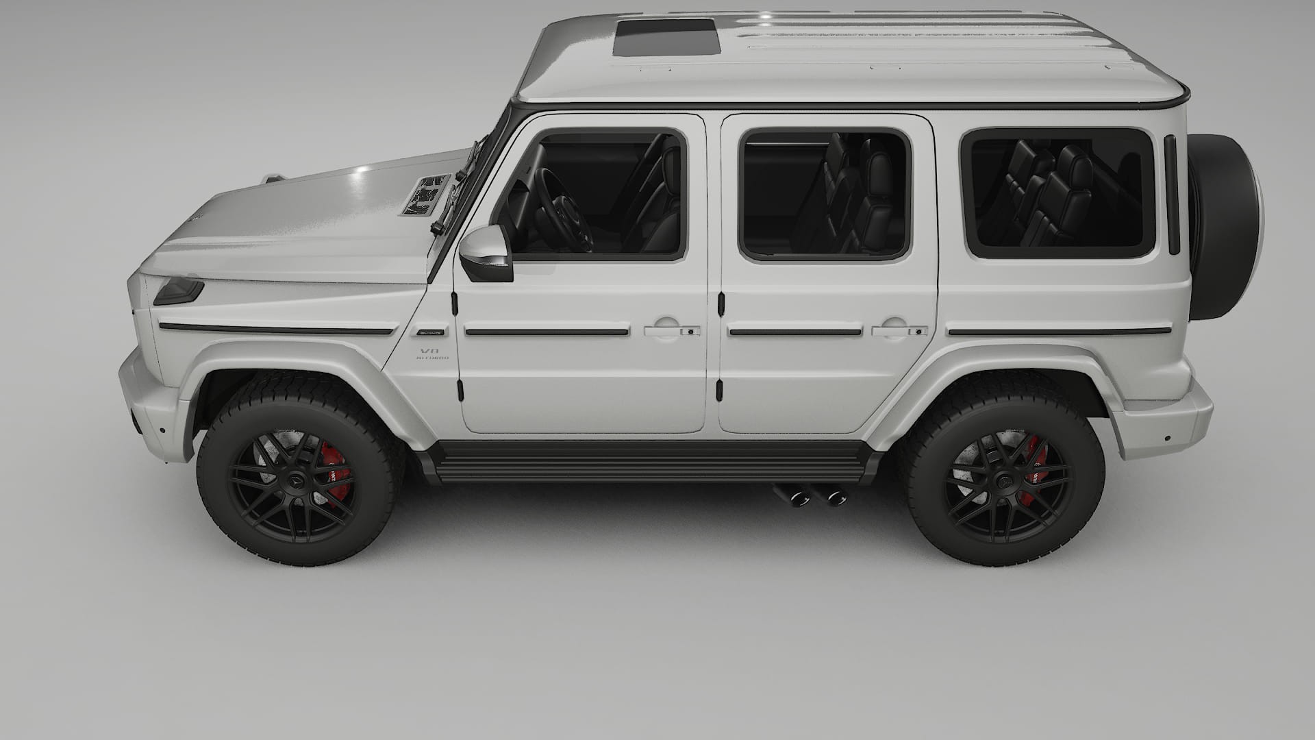 Mercedes G63 AMG W463A TPU Lackskyddsfilm | PEARL Färgskiftande PPF – Komplett Förskuret Kit