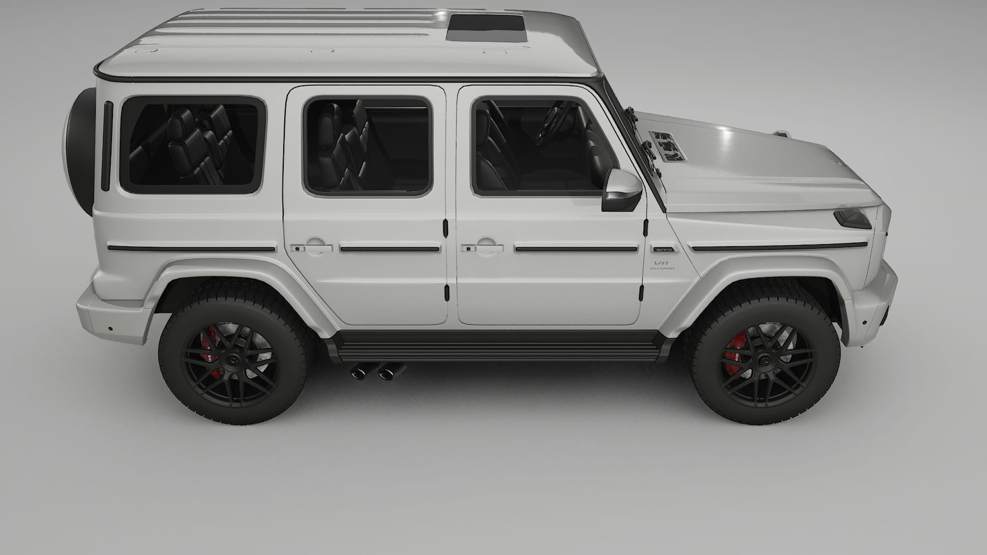 Mercedes G63 AMG W463A TPU Lackskyddsfilm | PEARL Färgskiftande PPF – Komplett Förskuret Kit