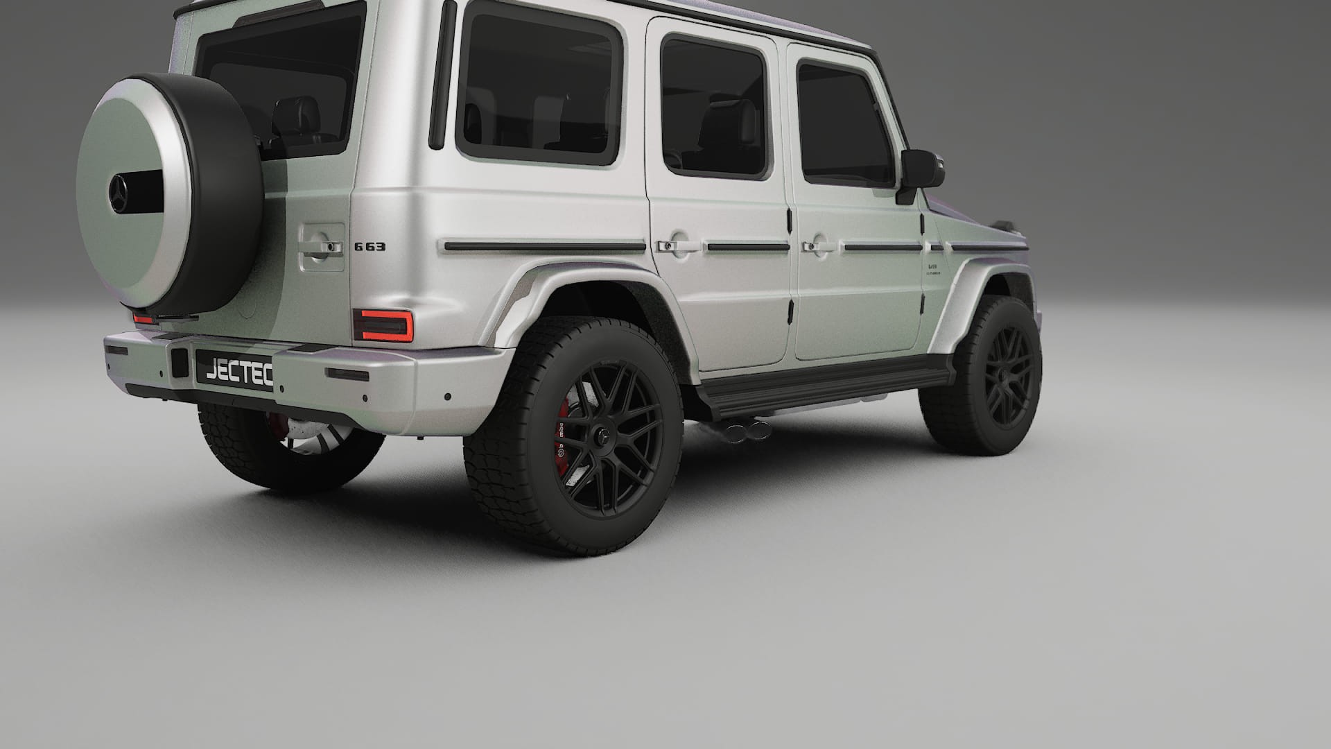 Mercedes G63 AMG W463A TPU Lackskyddsfilm | NEBULA Färgskiftande PPF – Komplett Förskuret Kit