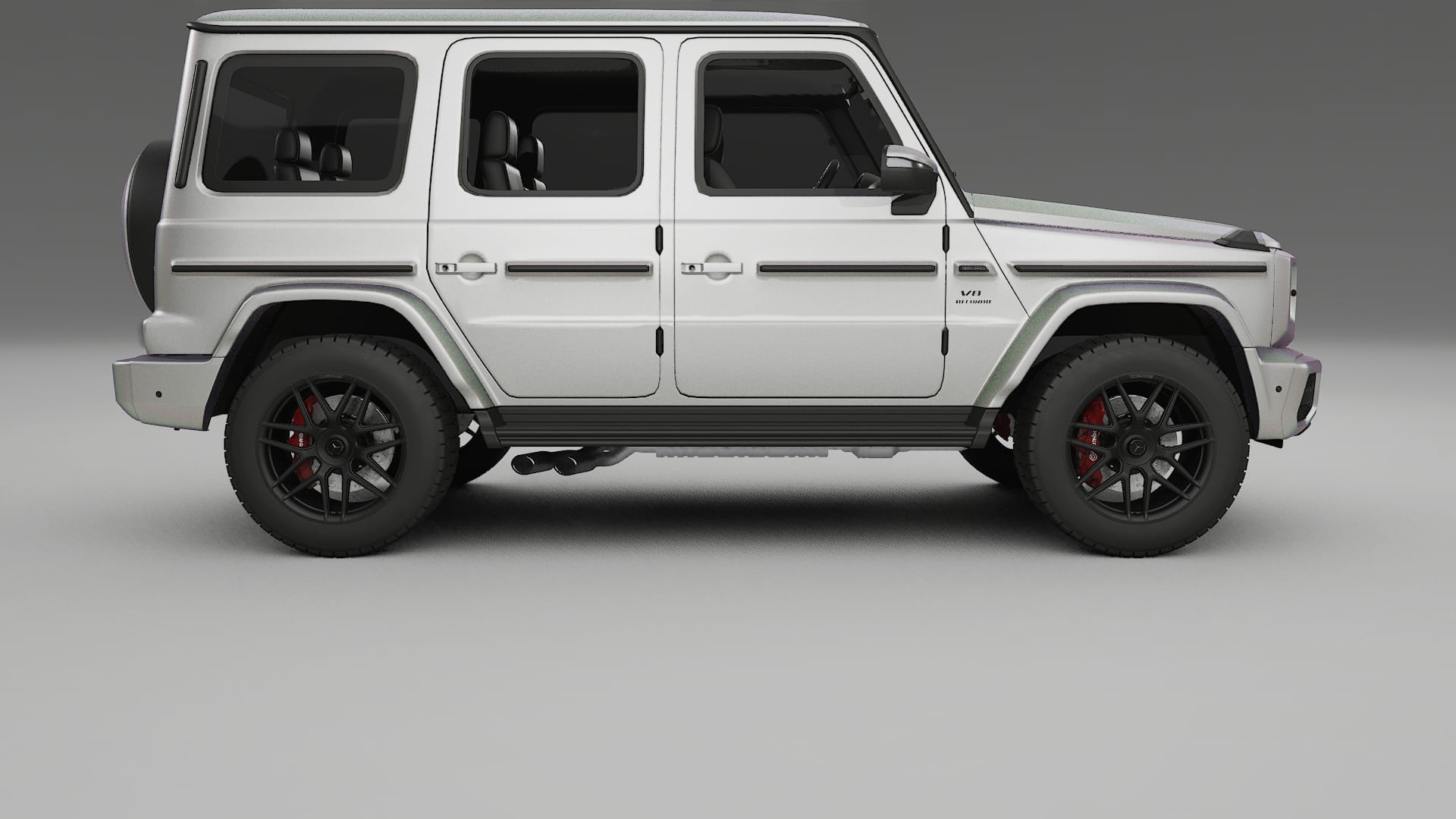 Mercedes G63 AMG W463A TPU Lackskyddsfilm | NEBULA Färgskiftande PPF – Komplett Förskuret Kit