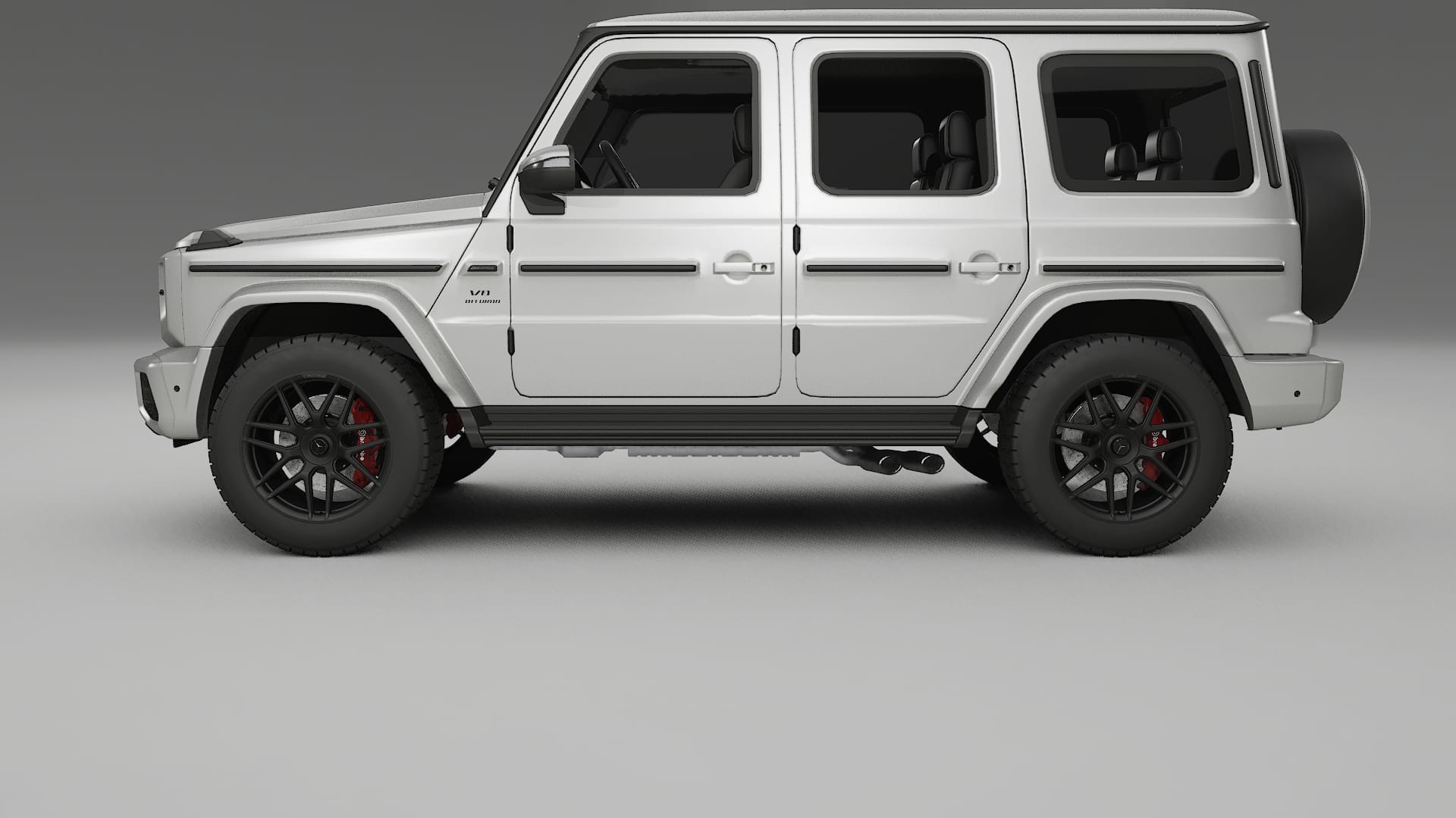 Mercedes G63 AMG W463A TPU Lackskyddsfilm | OPAL Färgskiftande PPF – Komplett Förskuret Kit