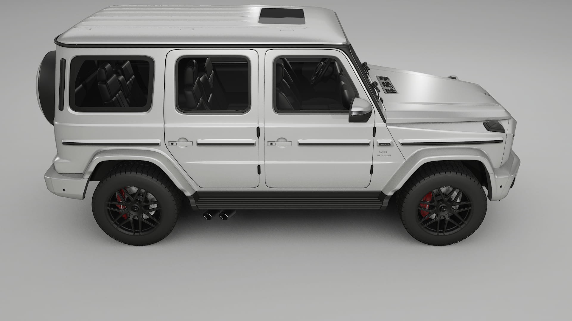 Mercedes G63 AMG W463A TPU Lackskyddsfilm | OPAL Färgskiftande PPF – Komplett Förskuret Kit