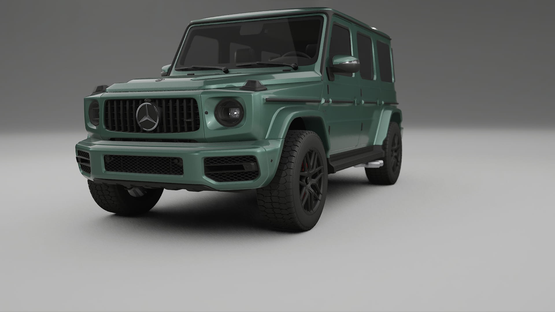 Mercedes G63 AMG W463A TPU Lackskyddsfilm | EVERGREEN Färgskiftande PPF – Komplett Förskuret Kit