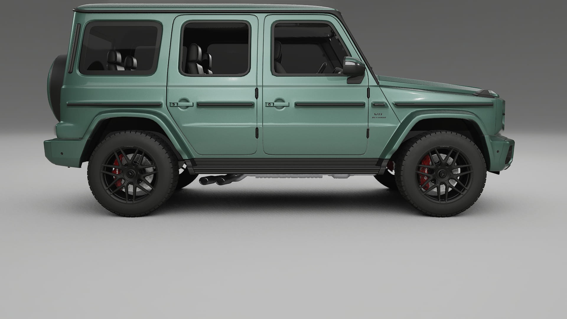 Mercedes G63 AMG W463A TPU Lackskyddsfilm | EVERGREEN Färgskiftande PPF – Komplett Förskuret Kit