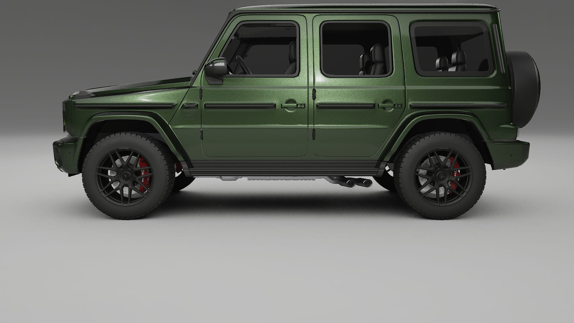 Mercedes G63 AMG W463A TPU Lackskyddsfilm | LAGOON Färgskiftande PPF – Komplett Förskuret Kit