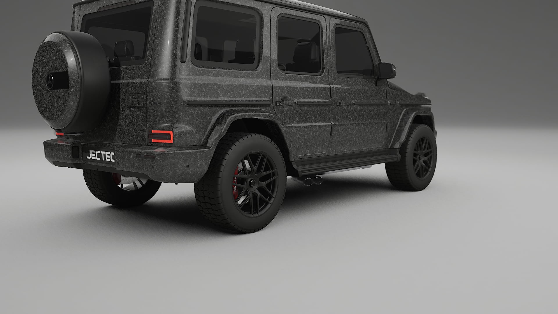 Mercedes G63 AMG W463A TPU Lackskyddsfilm | FORGED S Färgskiftande PPF – Komplett Förskuret Kit