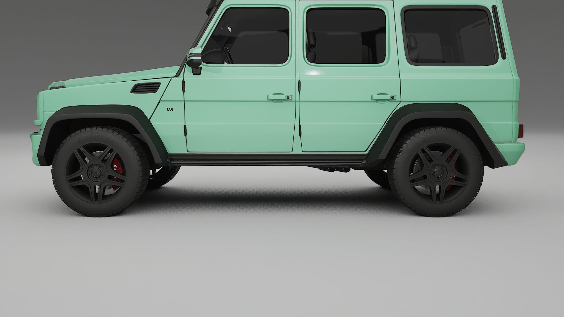 Mercedes G class 4x4 W463 TPU Lackskyddsfilm | DUSTY Färgskiftande PPF – Komplett Förskuret Kit