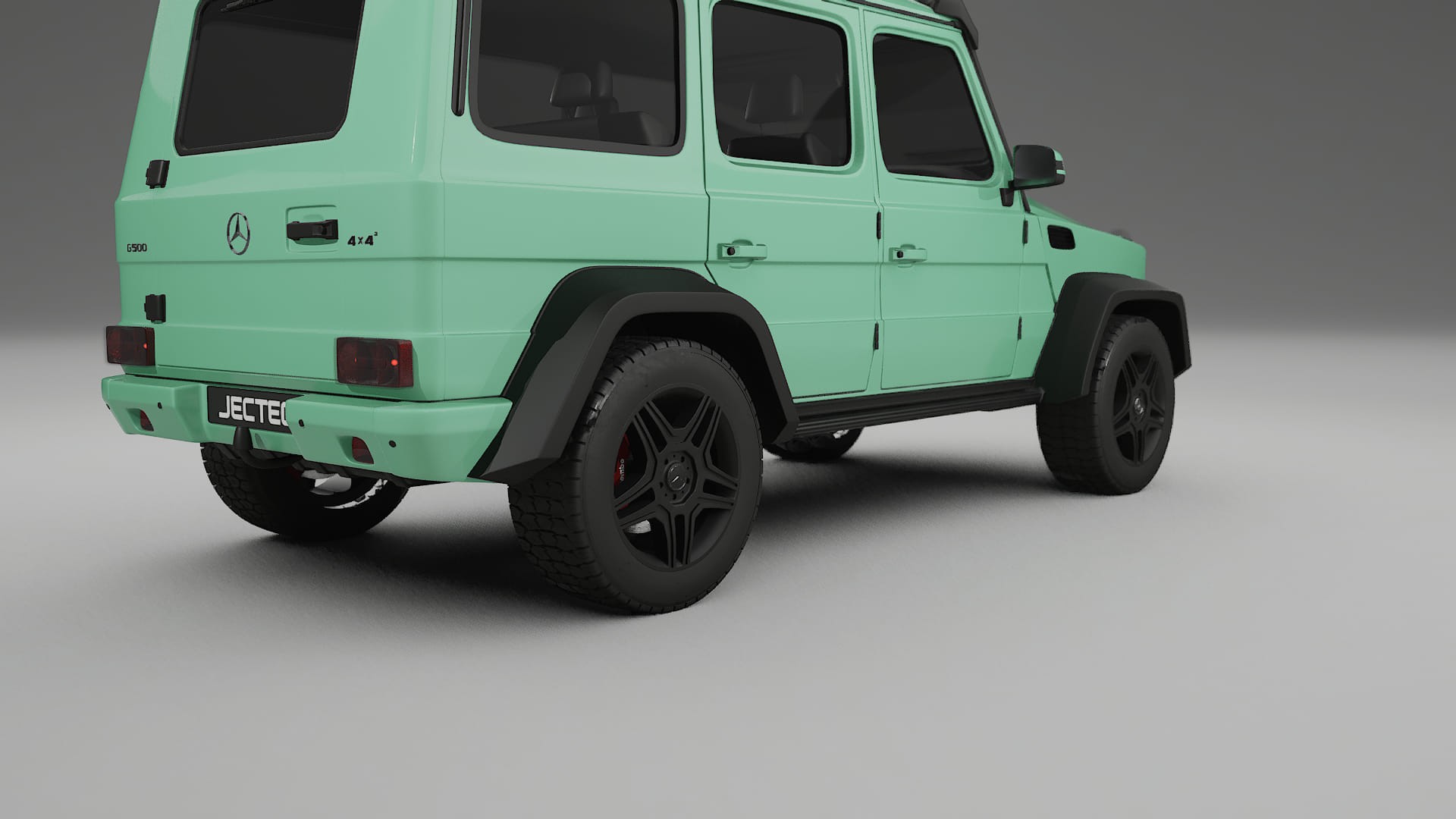 Mercedes G class 4x4 W463 TPU Lackskyddsfilm | DUSTY Färgskiftande PPF – Komplett Förskuret Kit