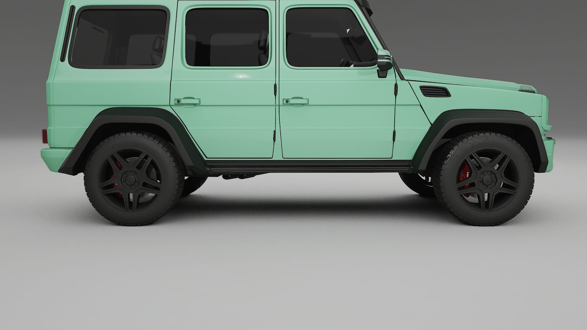 Mercedes G class 4x4 W463 TPU Lackskyddsfilm | DUSTY Färgskiftande PPF – Komplett Förskuret Kit