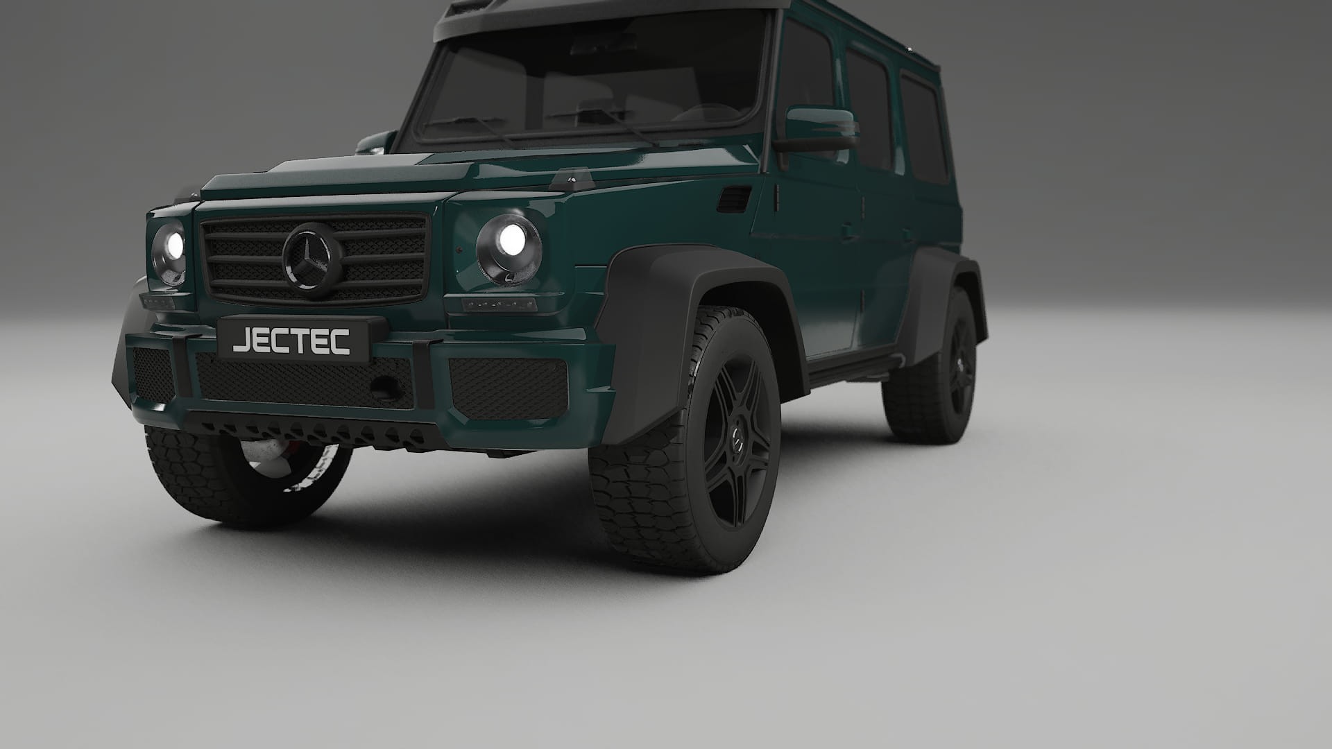 Mercedes G class 4x4 W463 TPU Lackskyddsfilm | INFERNO Färgskiftande PPF – Komplett Förskuret Kit