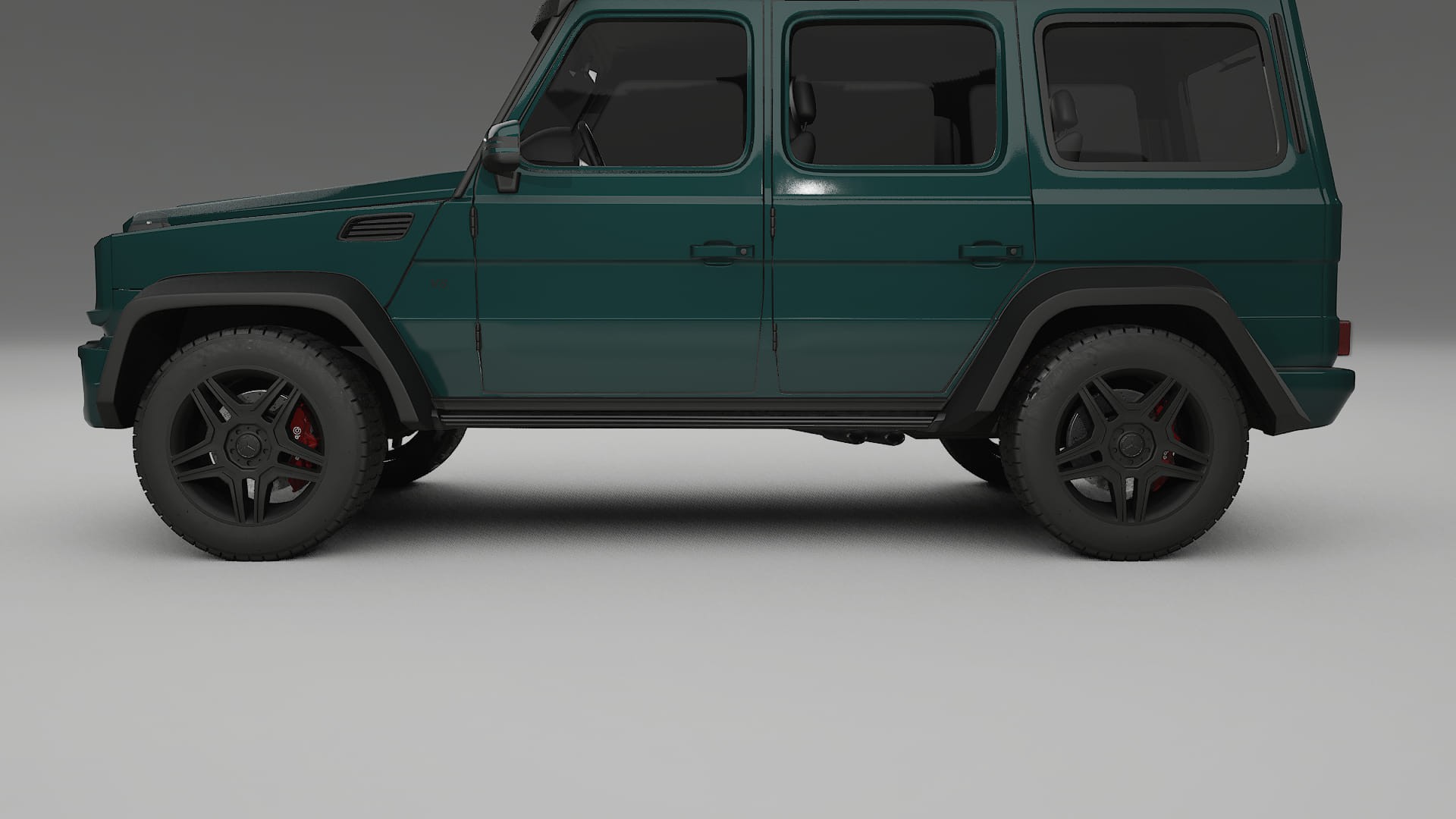 Mercedes G class 4x4 W463 TPU Lackskyddsfilm | INFERNO Färgskiftande PPF – Komplett Förskuret Kit