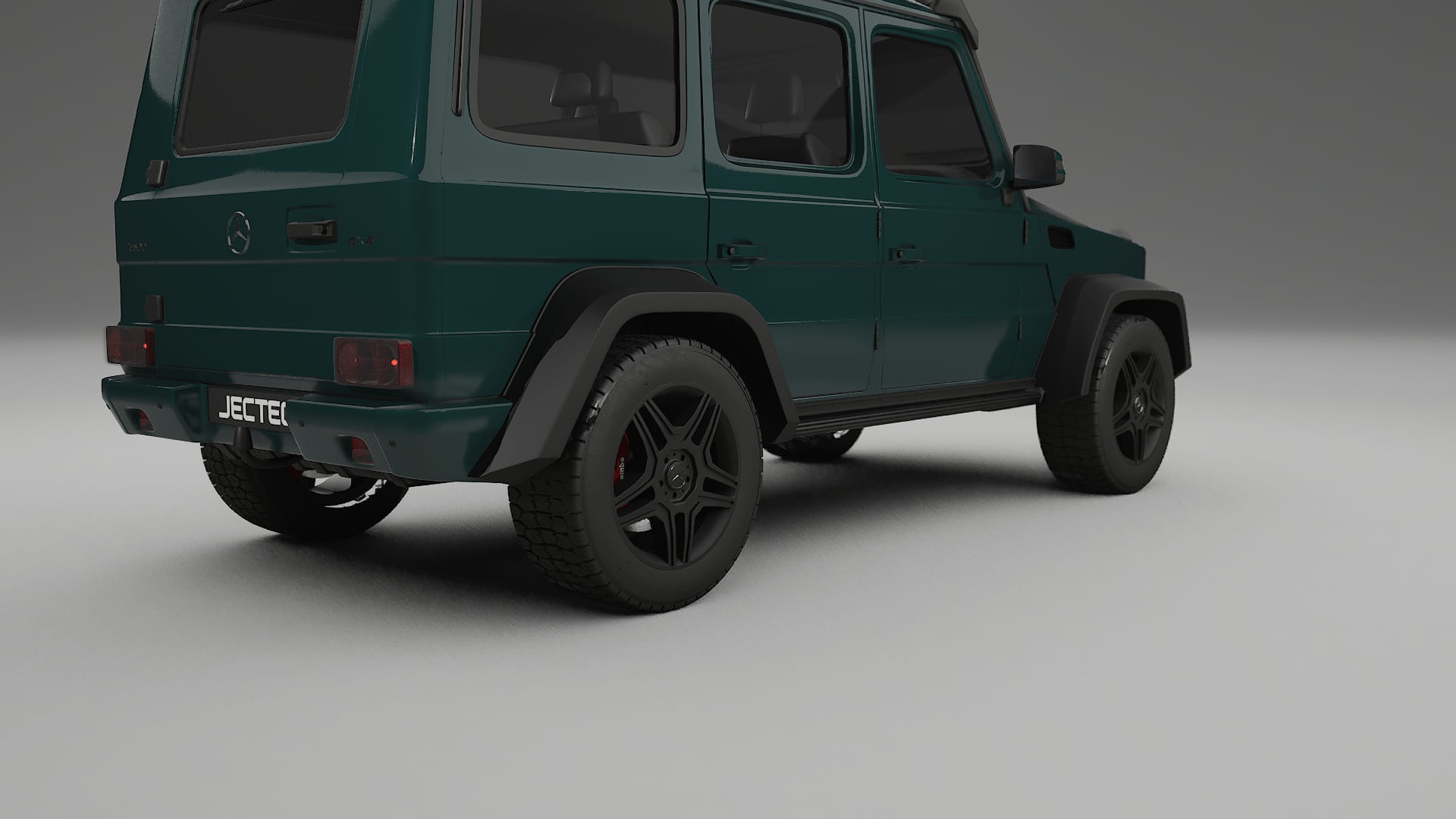 Mercedes G class 4x4 W463 TPU Lackskyddsfilm | INFERNO Färgskiftande PPF – Komplett Förskuret Kit