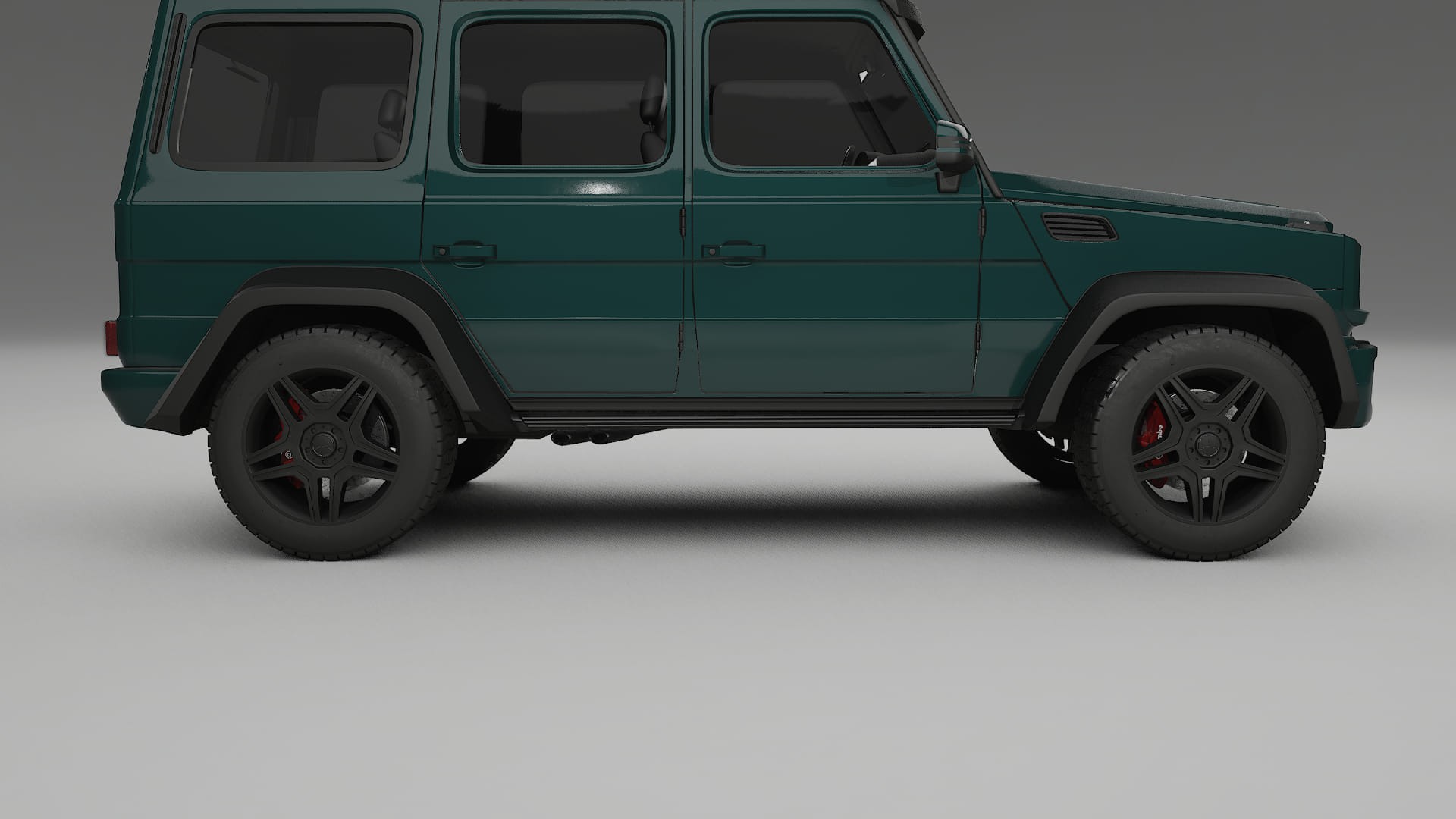 Mercedes G class 4x4 W463 TPU Lackskyddsfilm | INFERNO Färgskiftande PPF – Komplett Förskuret Kit