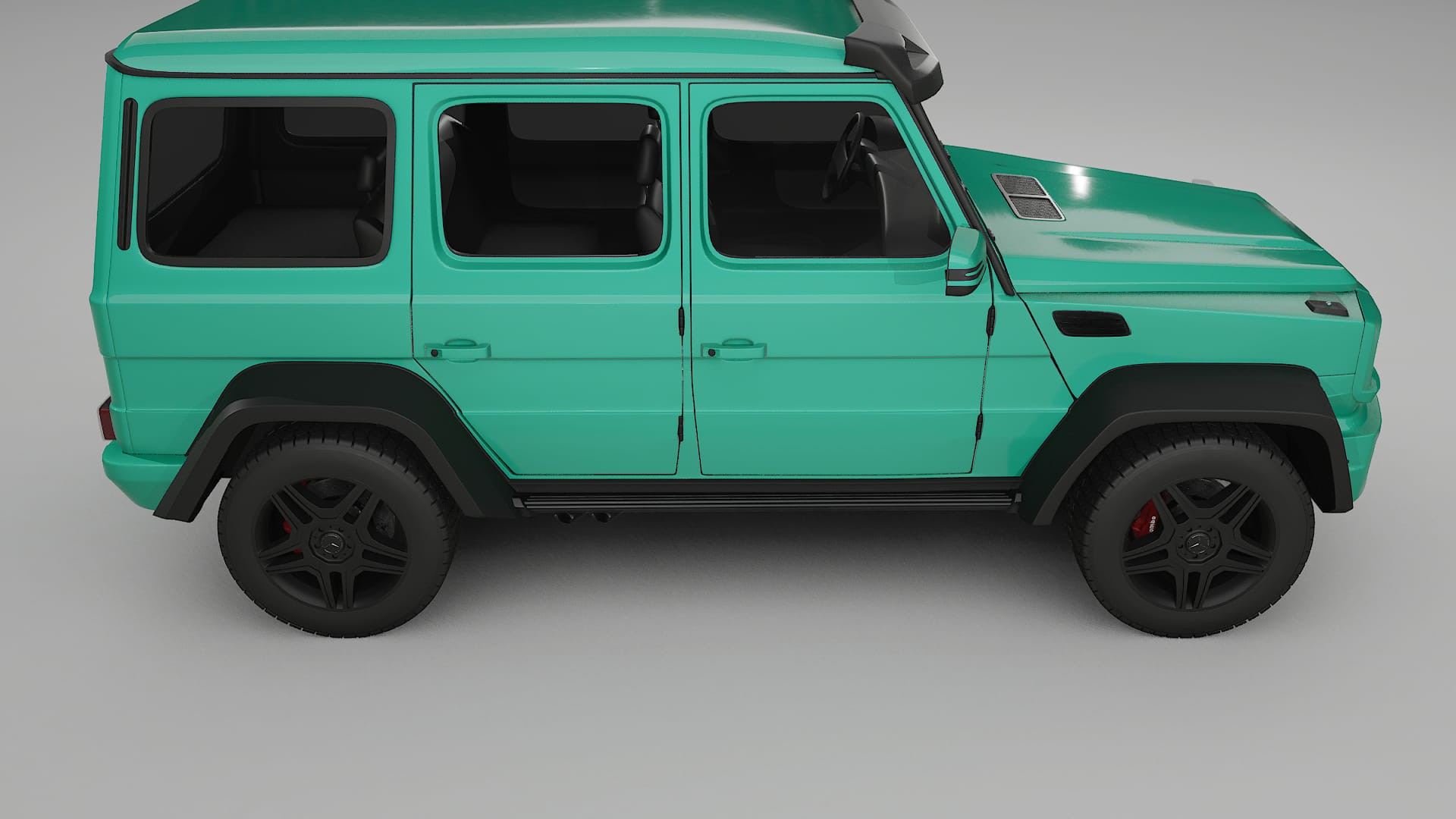 Mercedes G class 4x4 W463 TPU Lackskyddsfilm | JEWEL Färgskiftande PPF – Komplett Förskuret Kit