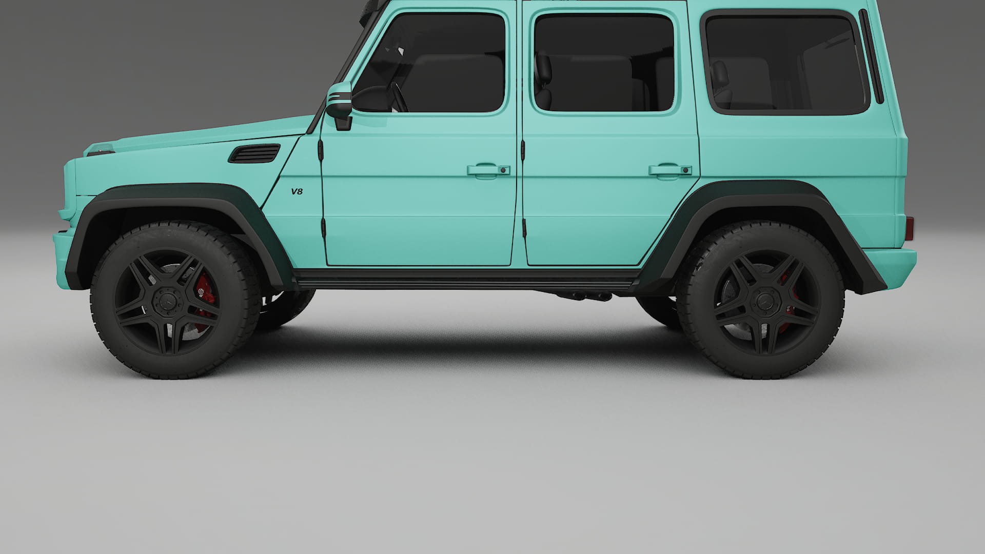 Mercedes G class 4x4 W463 TPU Lackskyddsfilm | FROST Färgskiftande PPF – Komplett Förskuret Kit