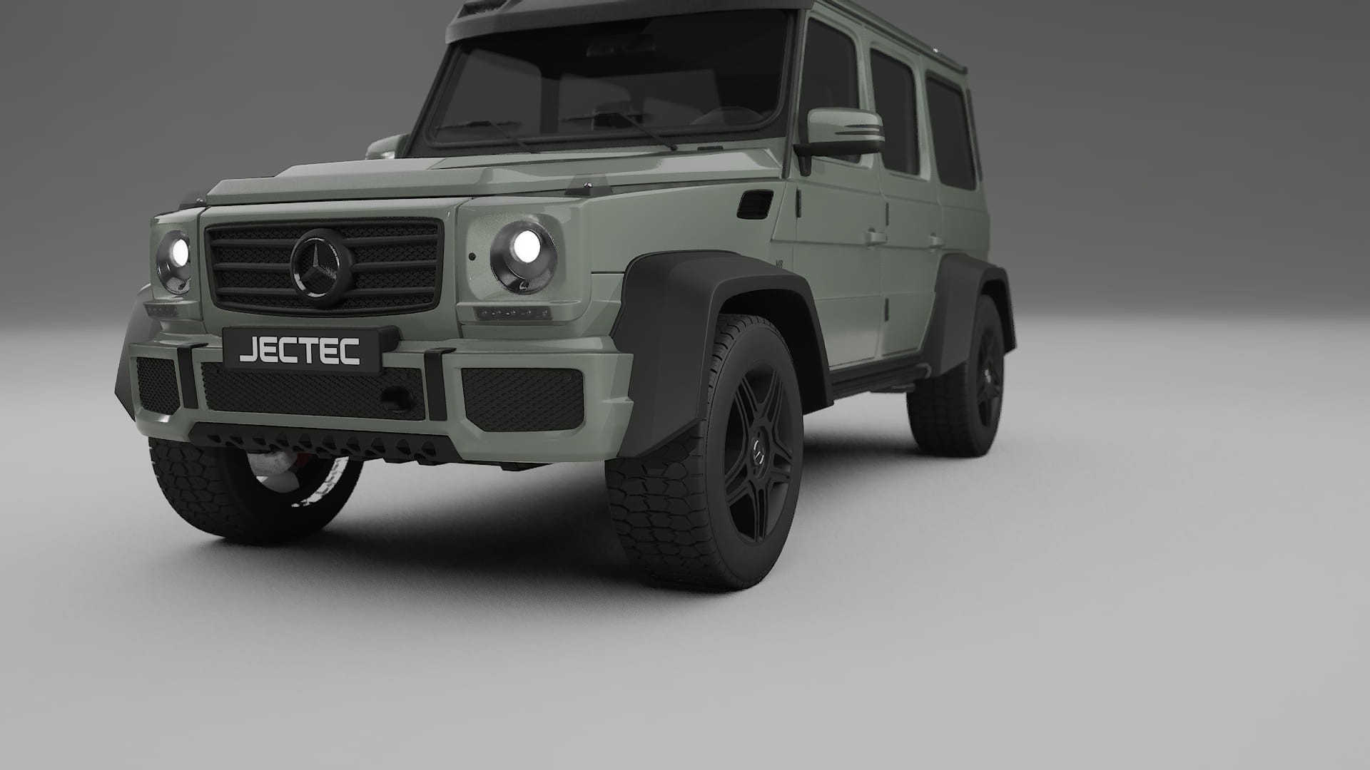 Mercedes G class 4x4 W463 TPU Lackskyddsfilm | SLATE Färgskiftande PPF – Komplett Förskuret Kit